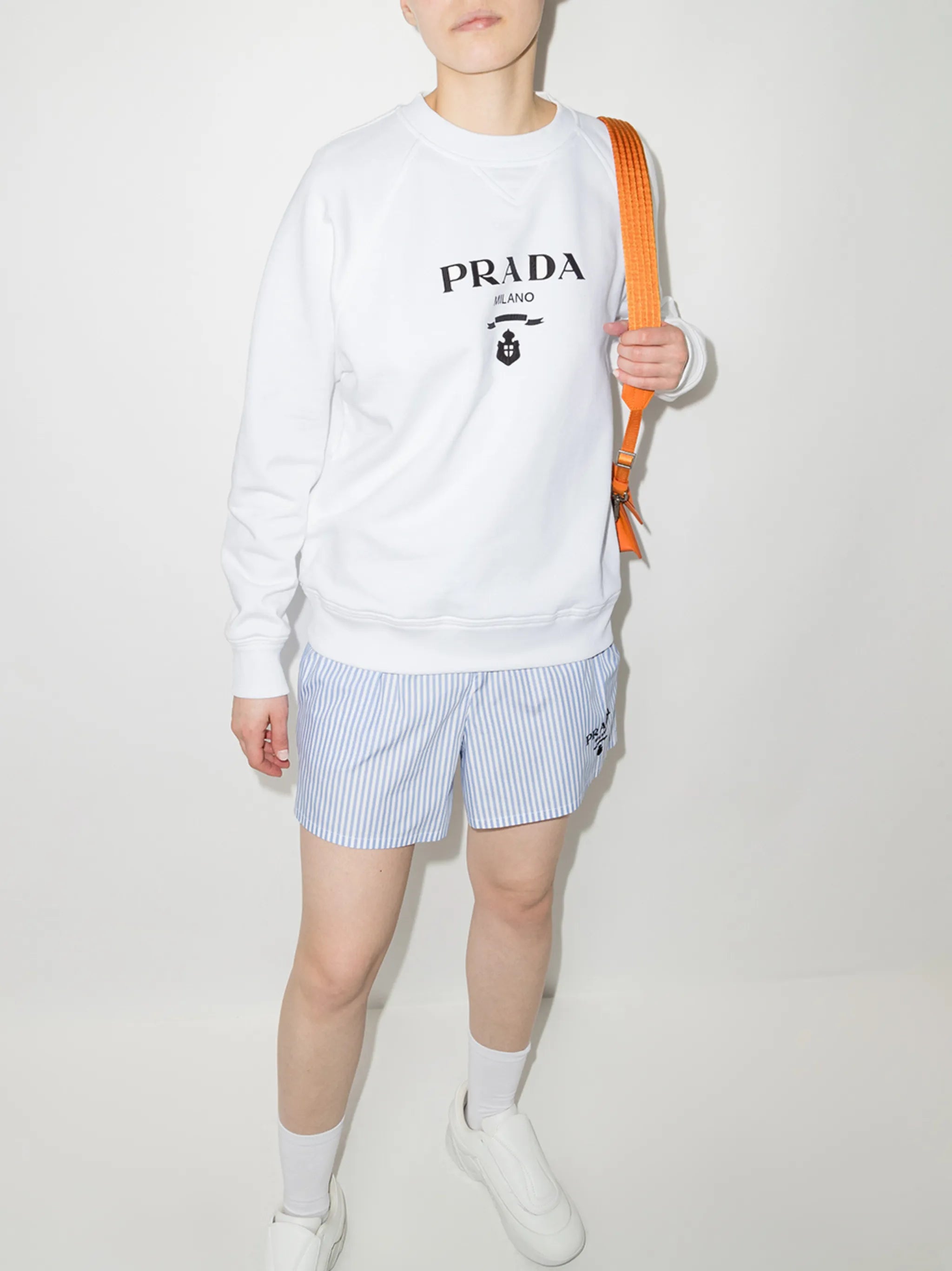 logo-print cotton sweatshirt
