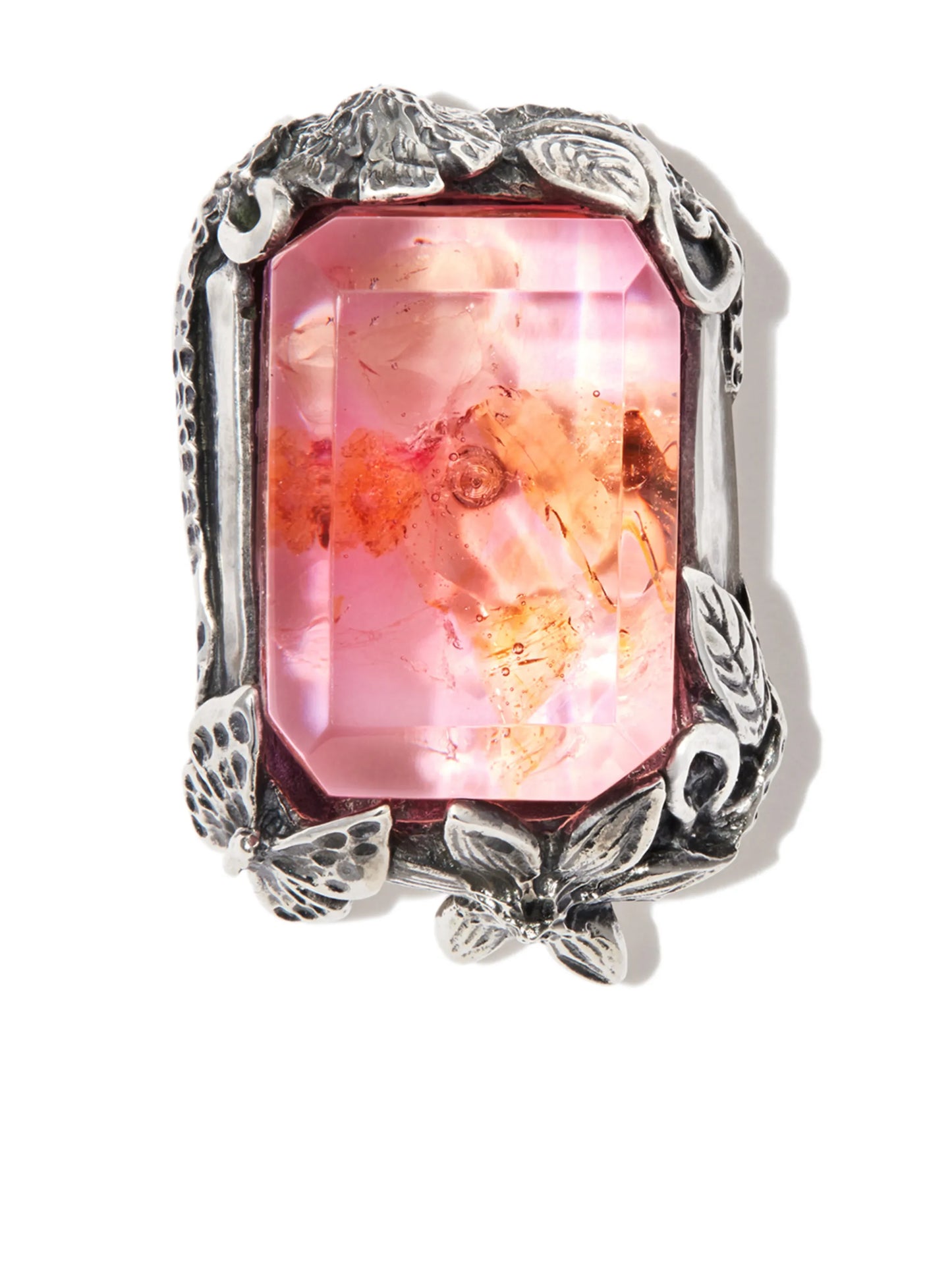 crystal-embellished stud earring