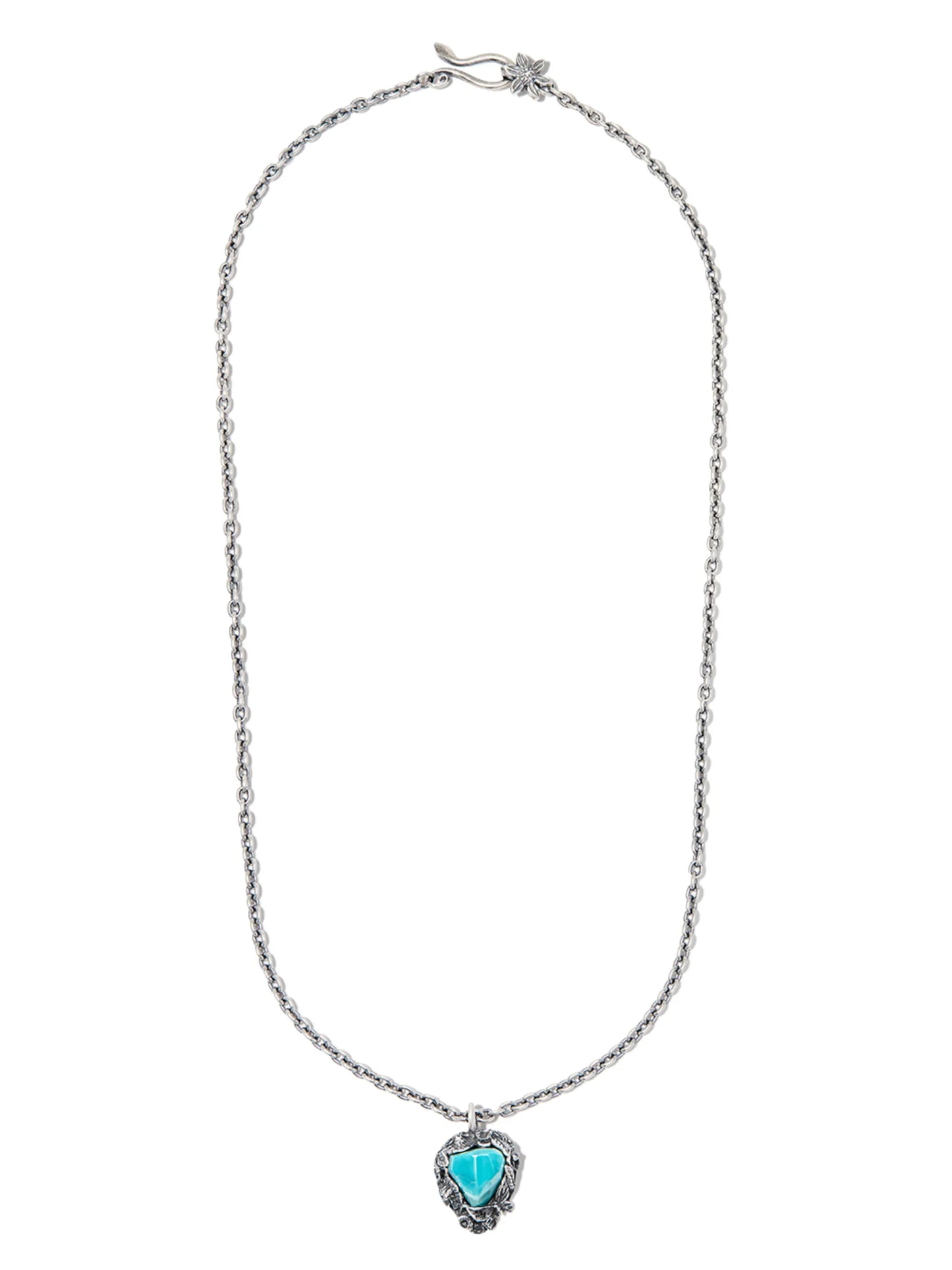 crystal-embellished charm necklace