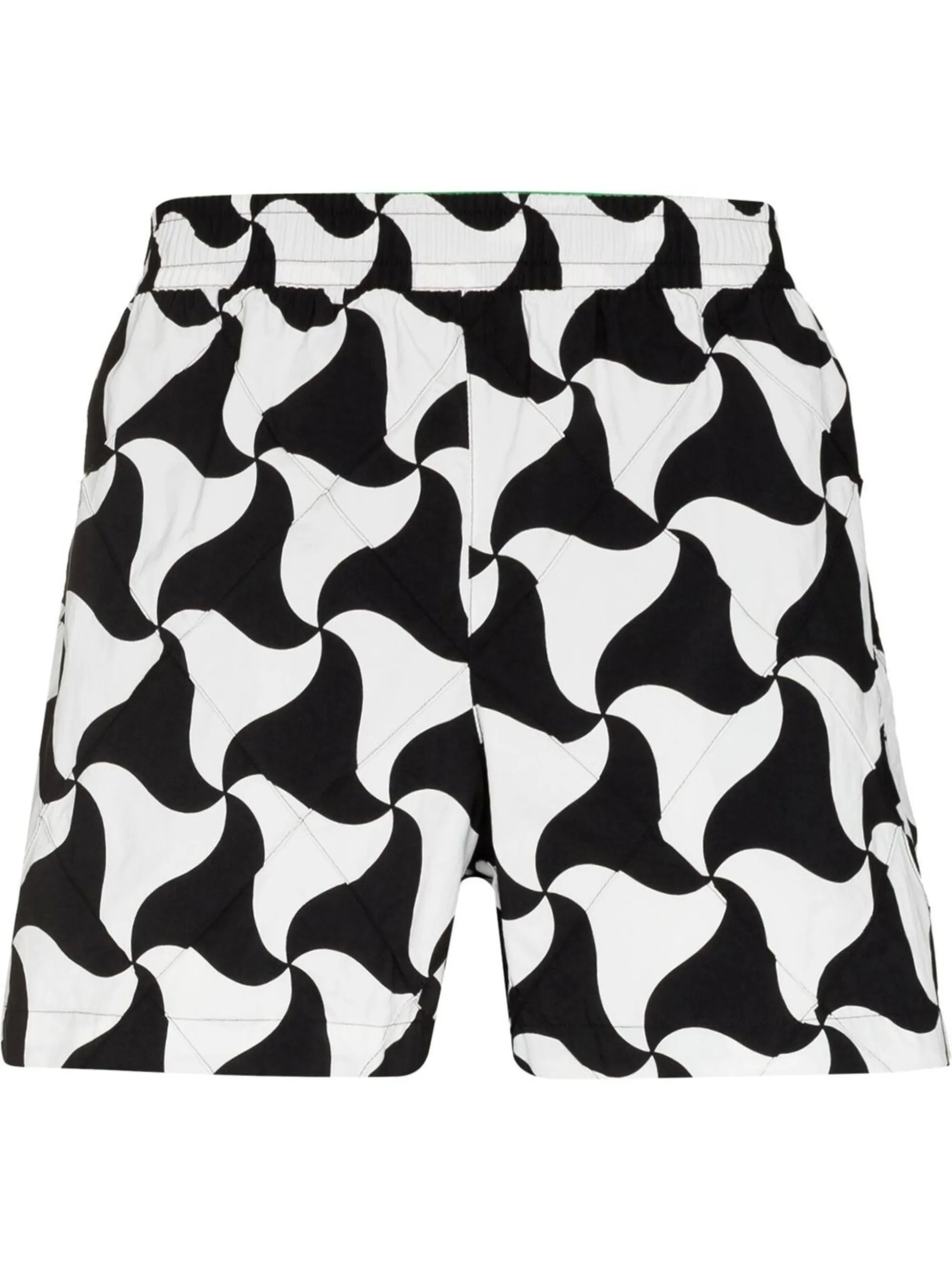abstract-print swim shorts