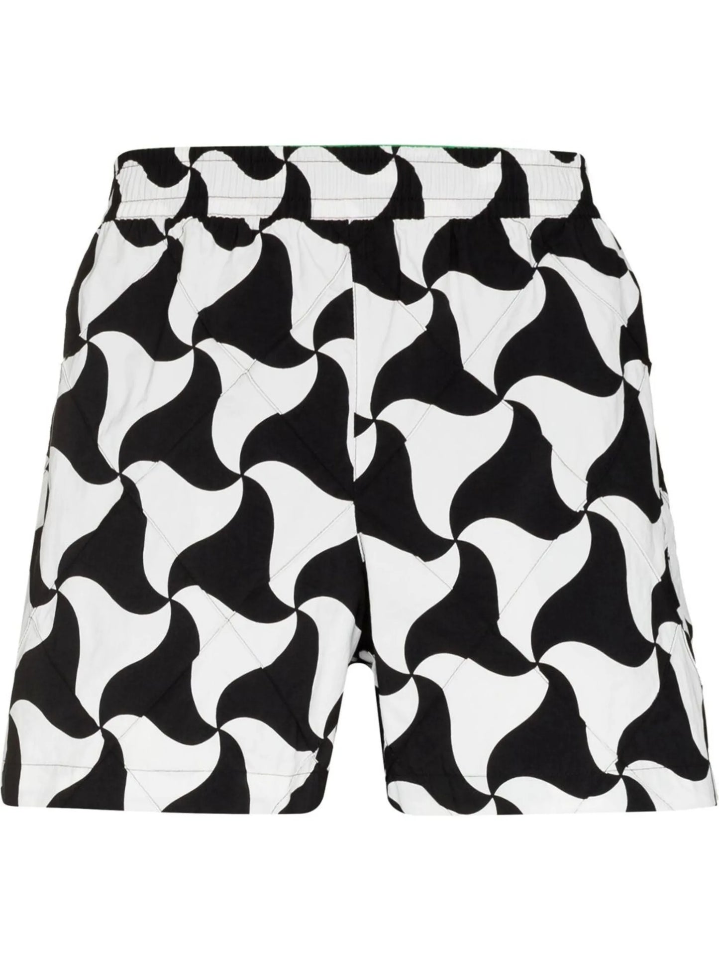 abstract-print swim shorts