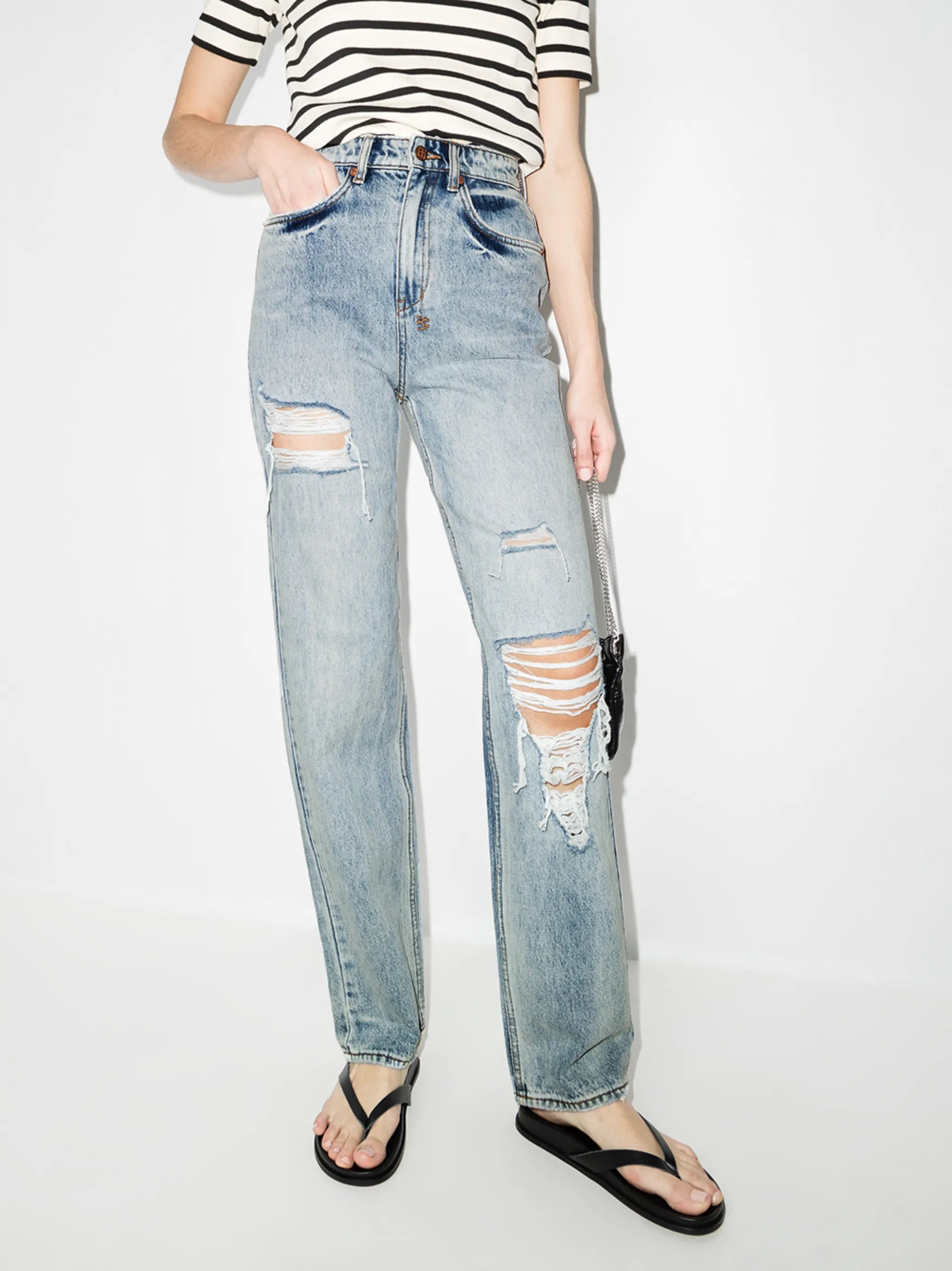 Playback Lifetime ripped jeans