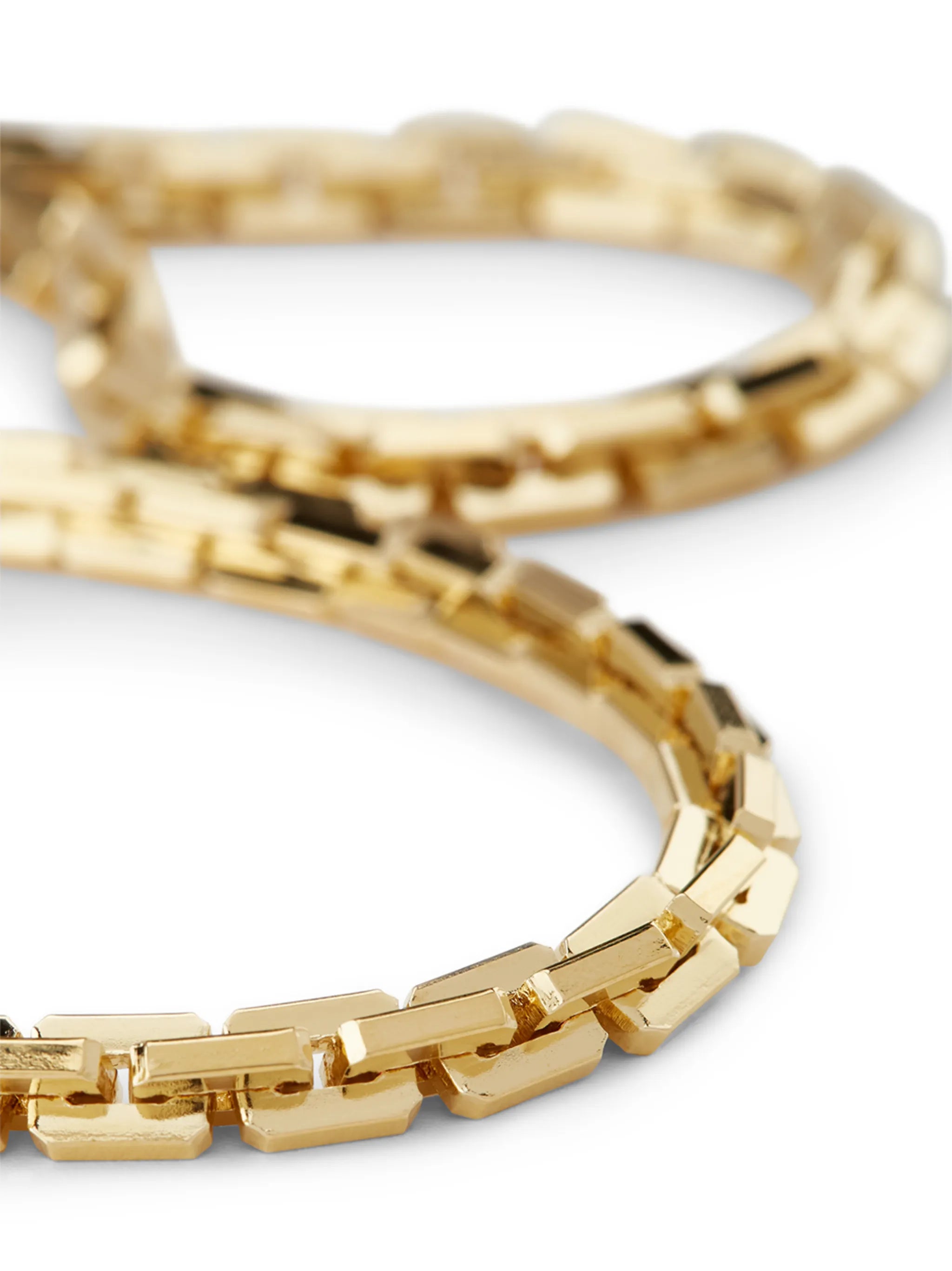 chain-link clasp-fastening necklace