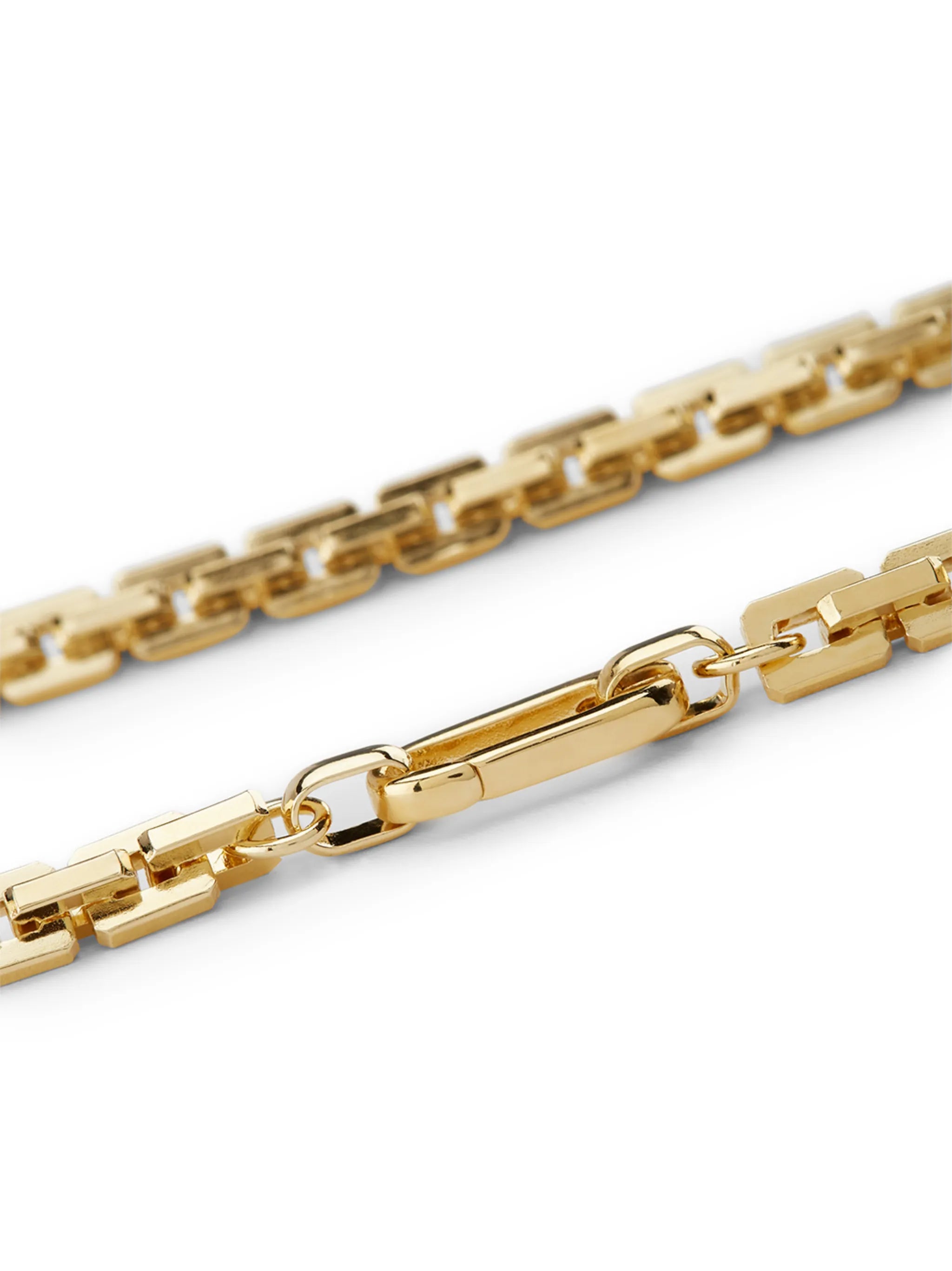 chain-link clasp-fastening necklace