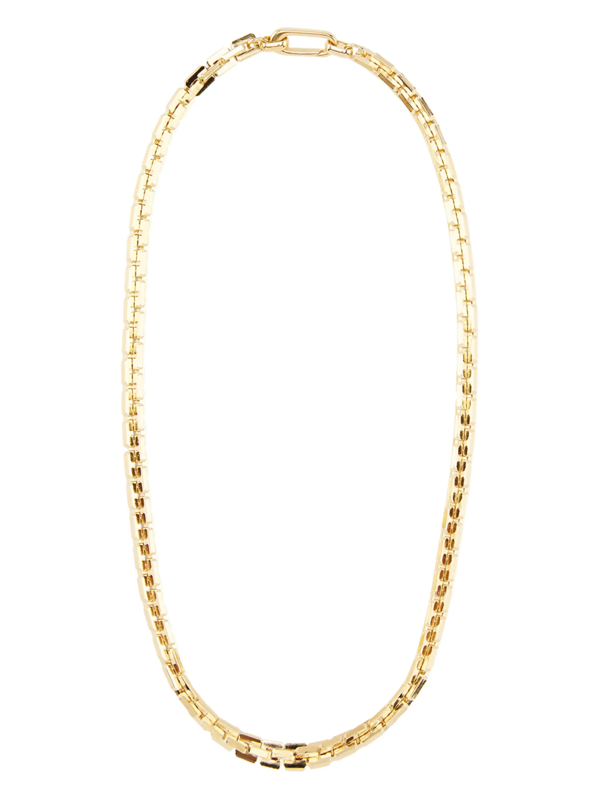 chain-link clasp-fastening necklace