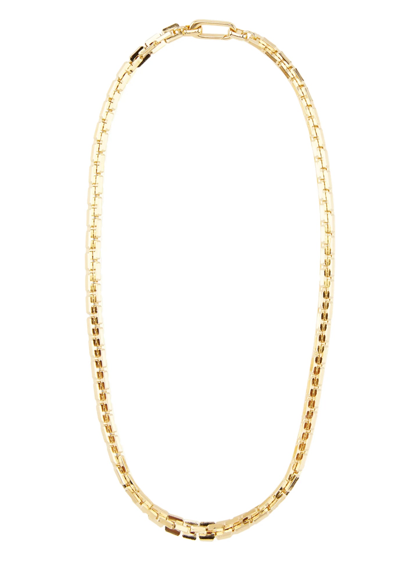 chain-link clasp-fastening necklace