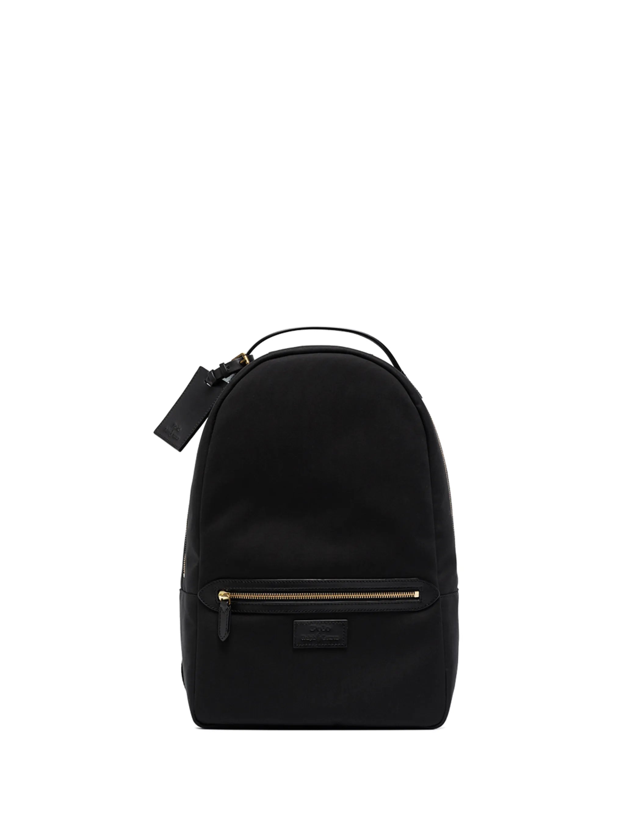 logo-patch canvas backpack