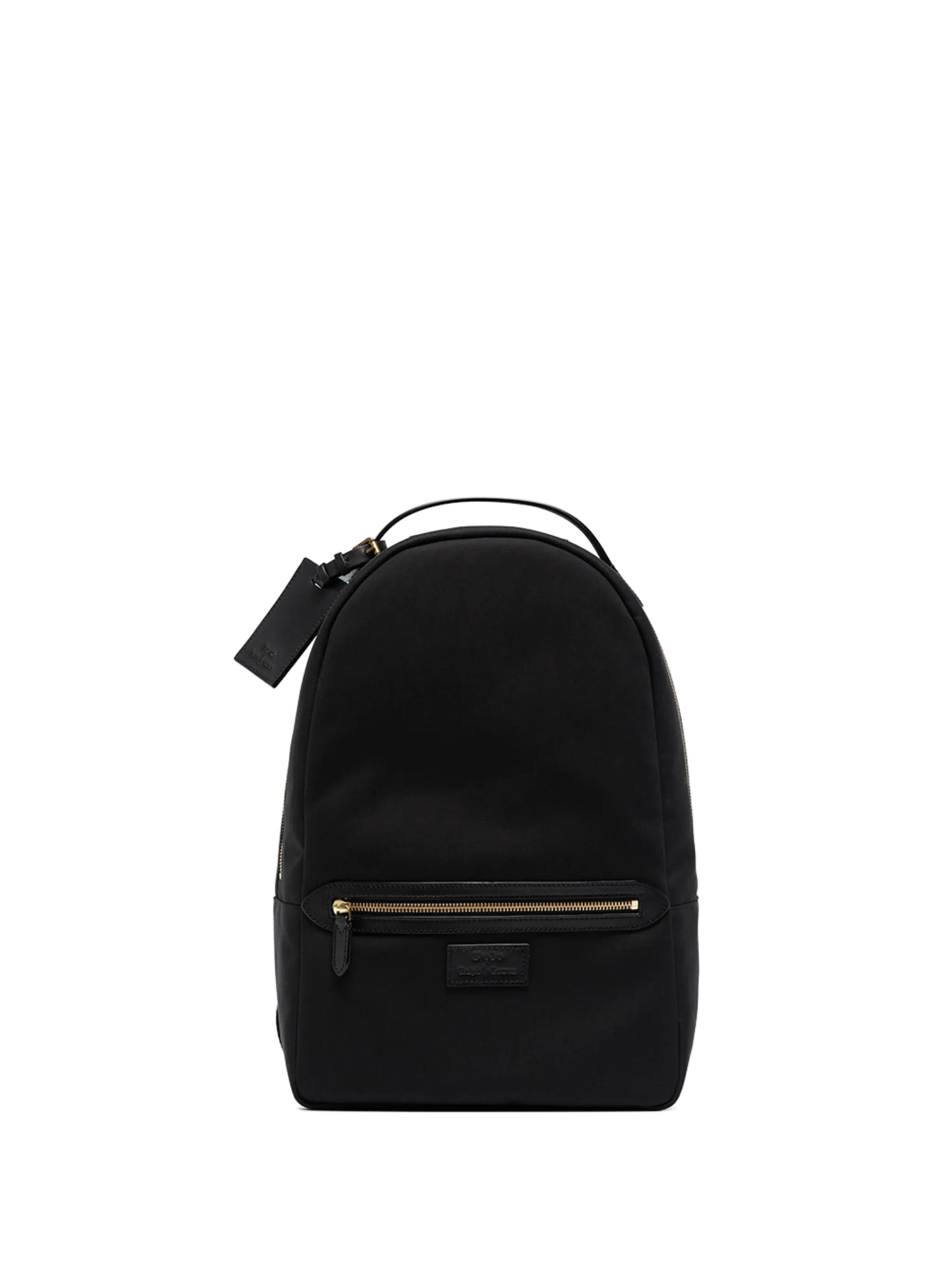 logo-patch canvas backpack