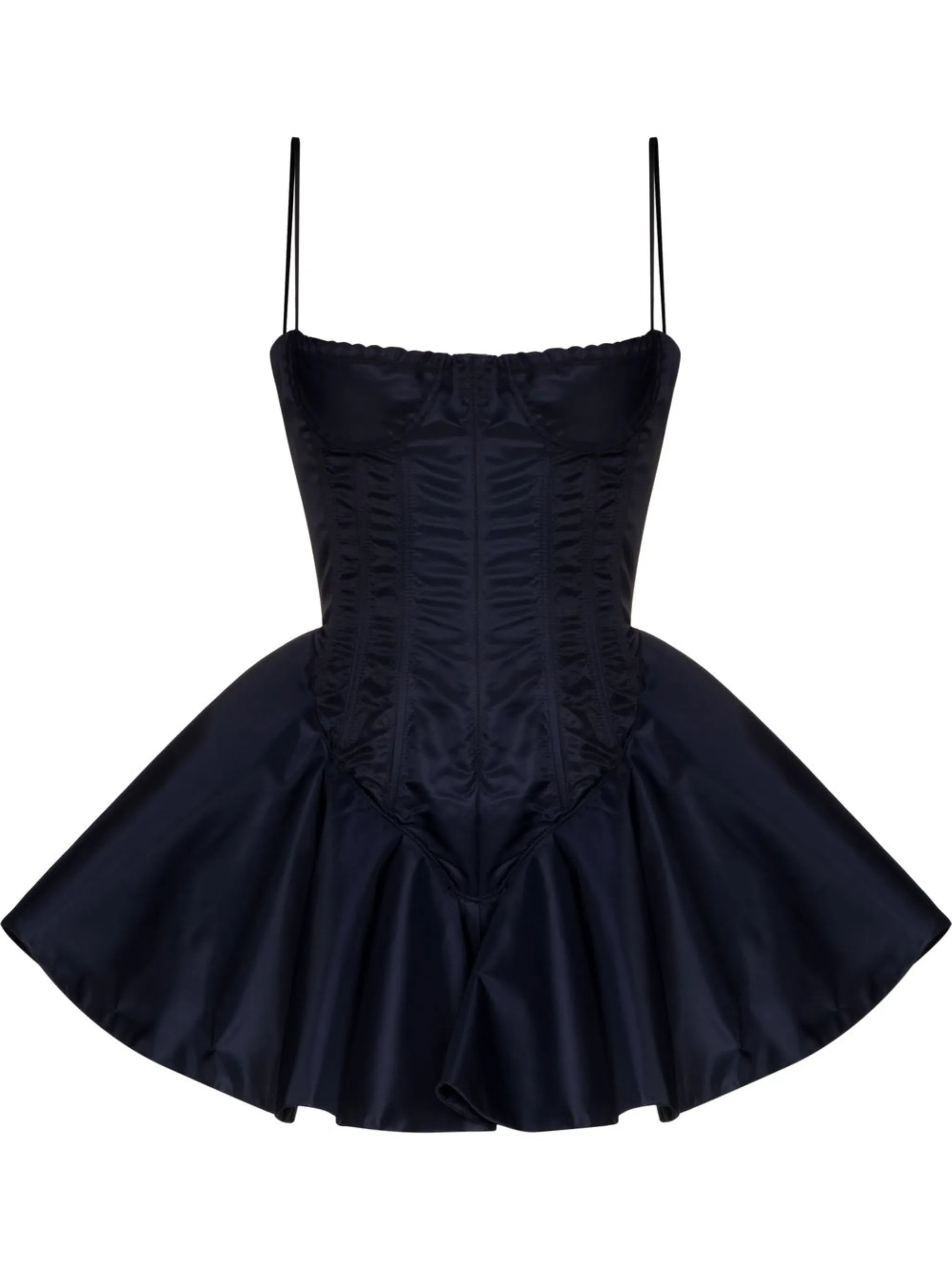 corset peplum minidress