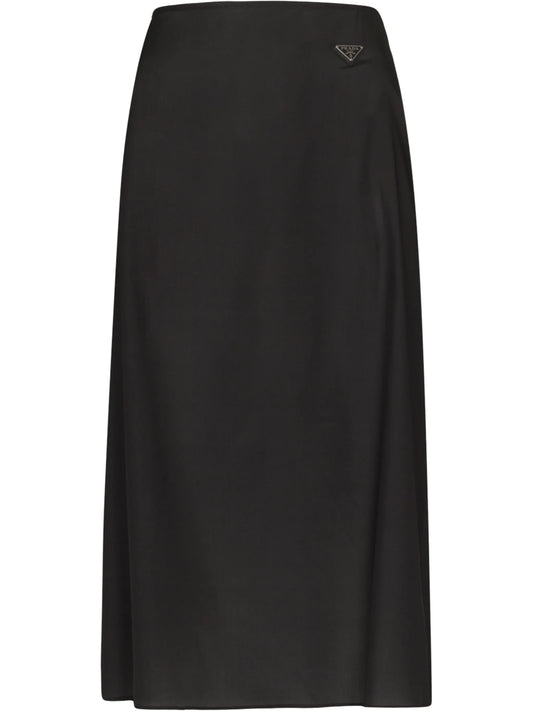 A-line midi skirt