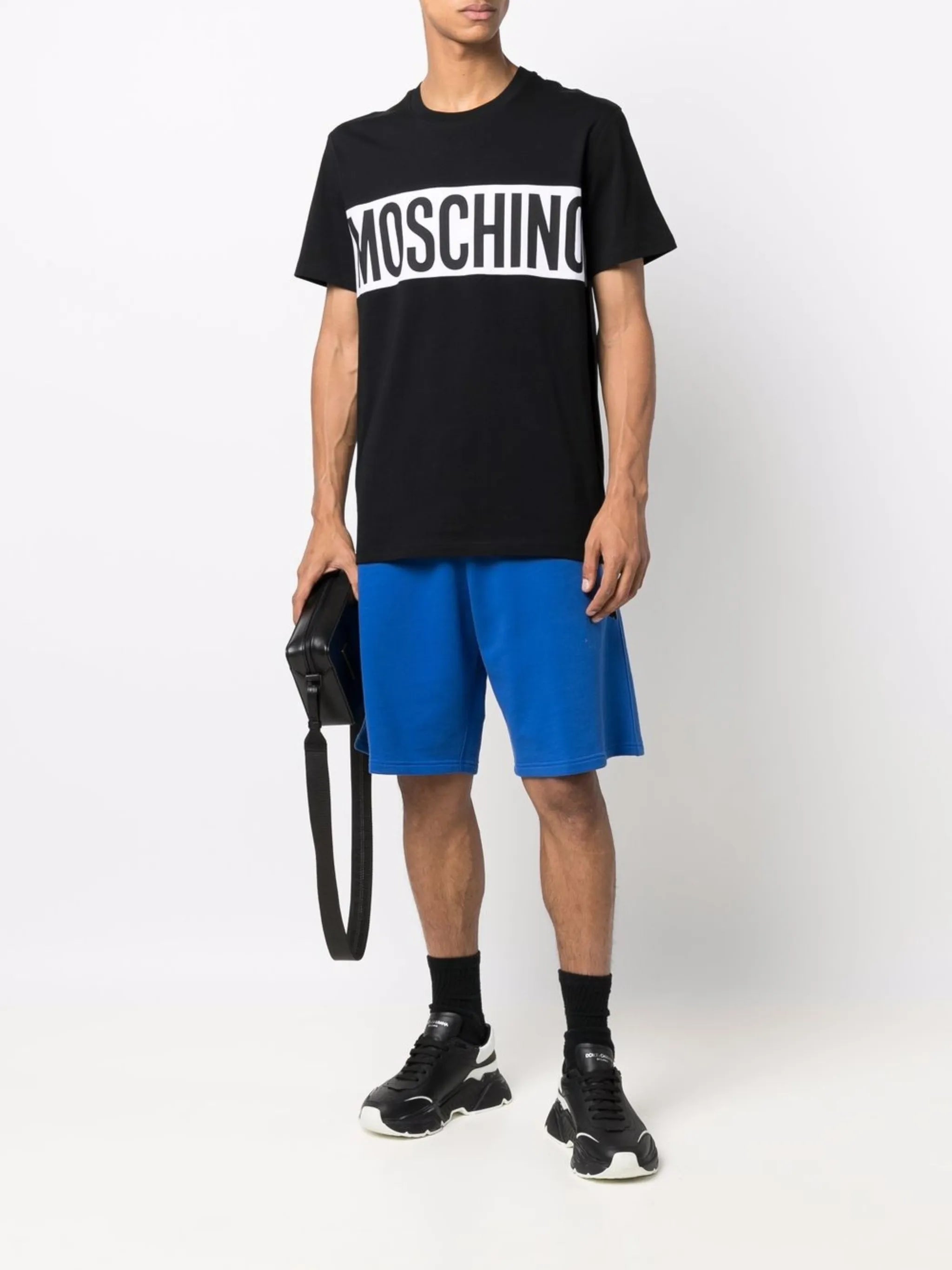 logo-print organic cotton T-shirt