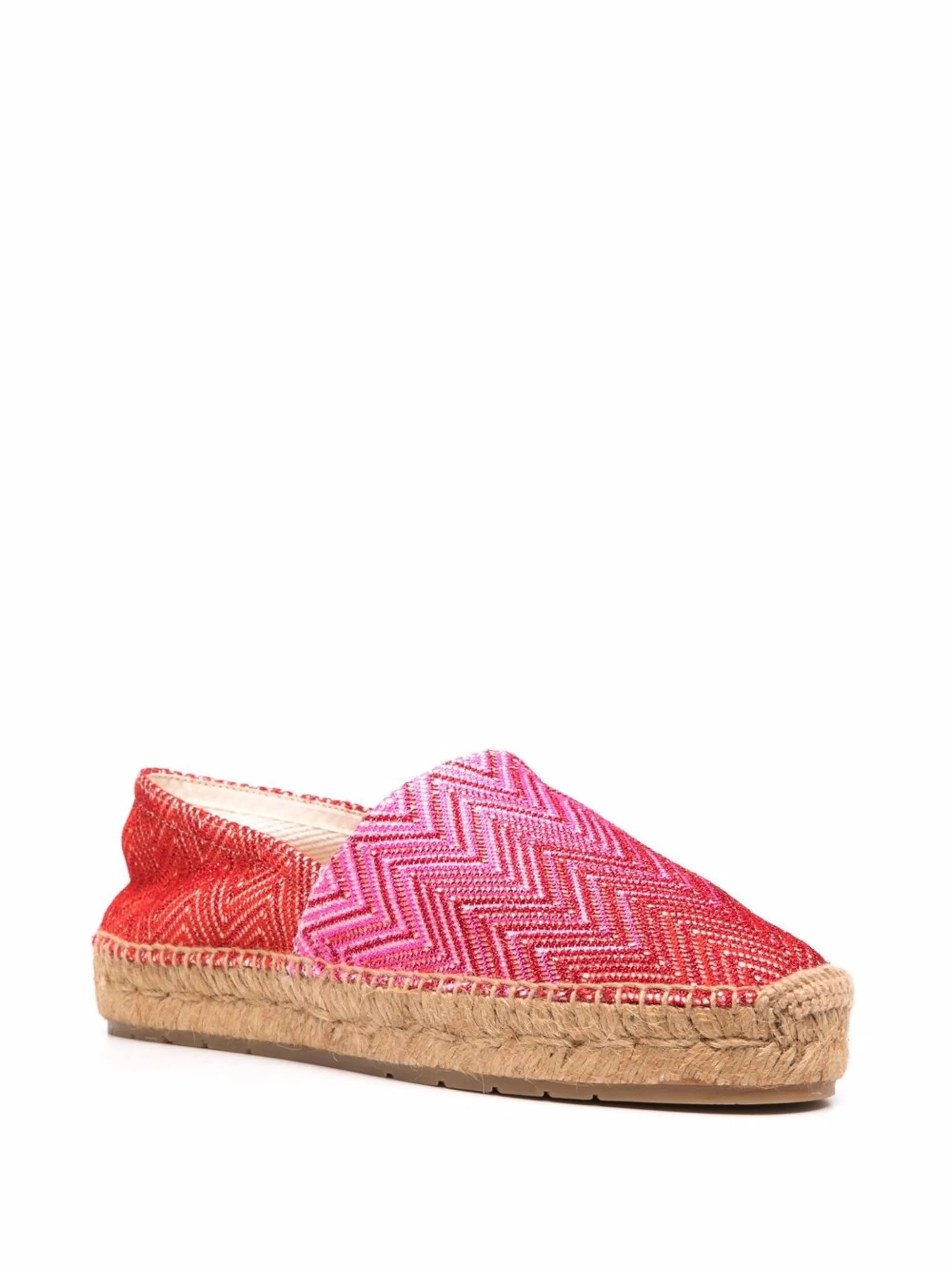 woven zigzag espadrilles