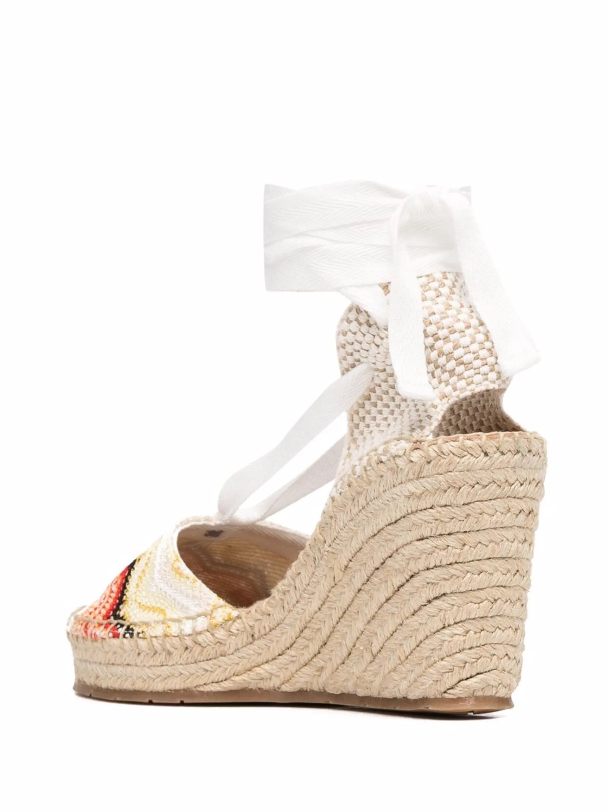 signature-zigzag wedge espadrilles
