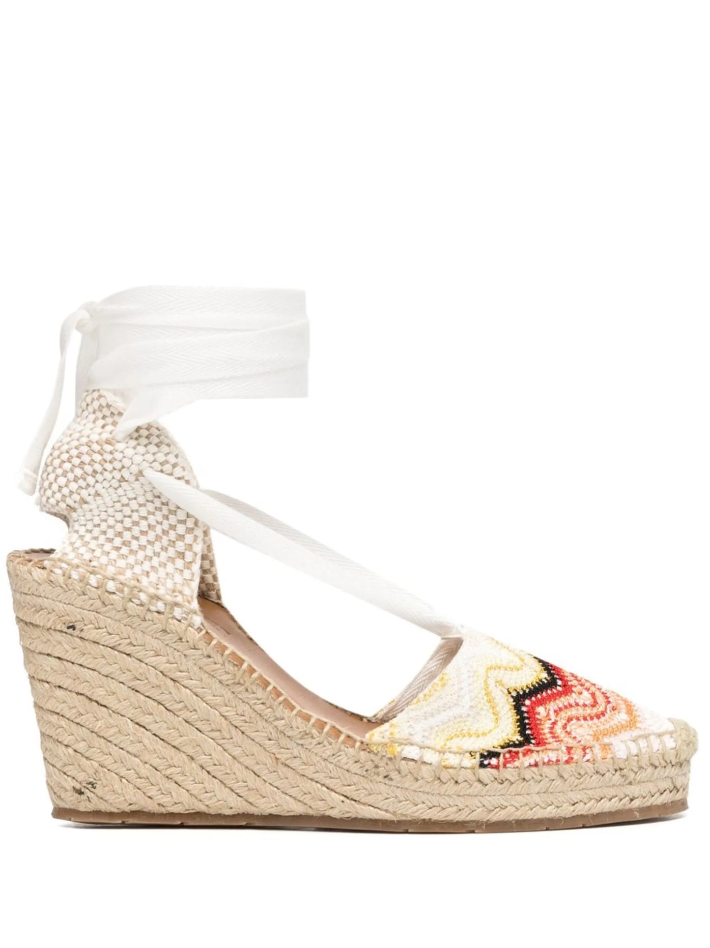 signature-zigzag wedge espadrilles