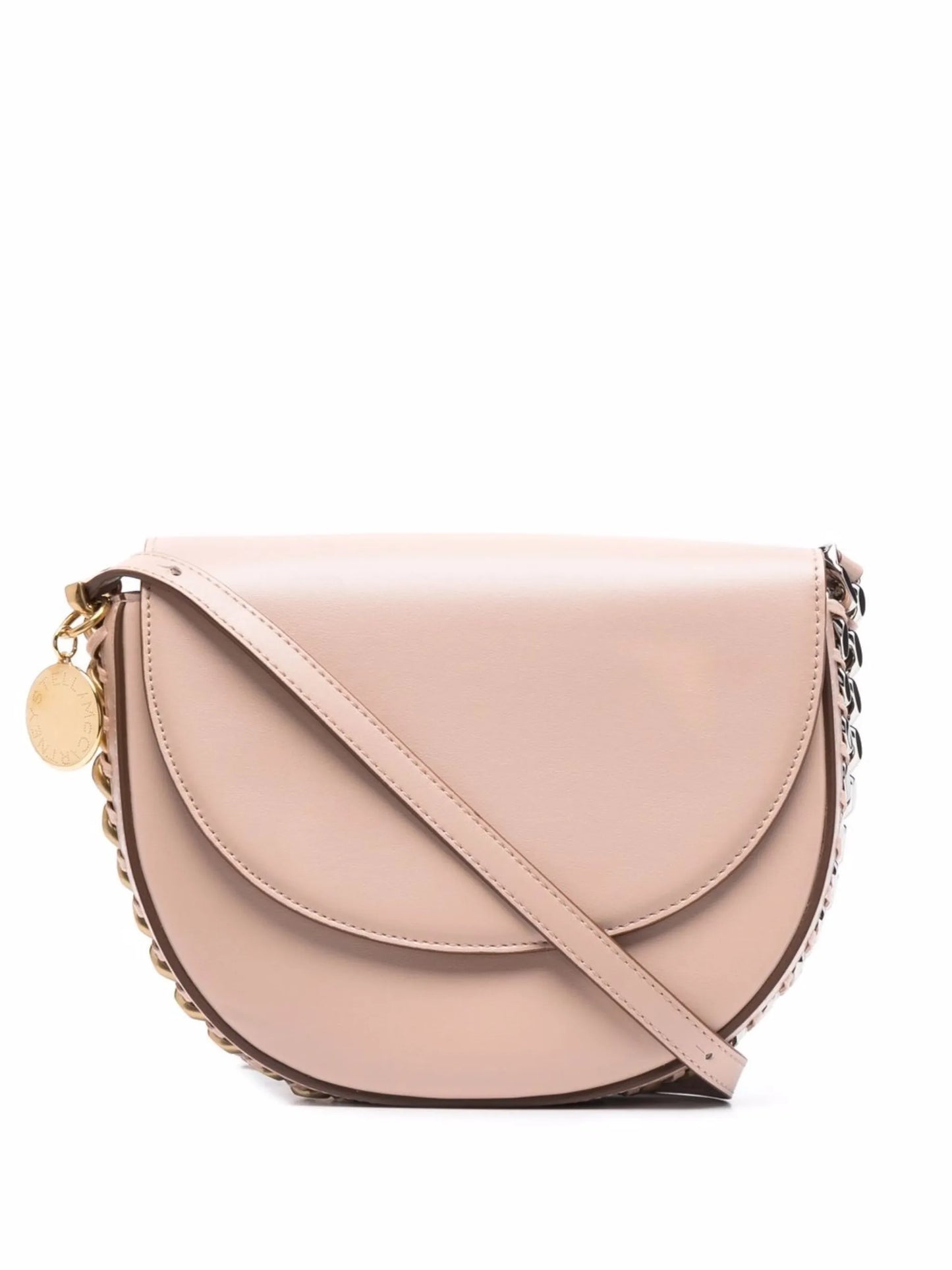 chain-trimmed shoulder bag