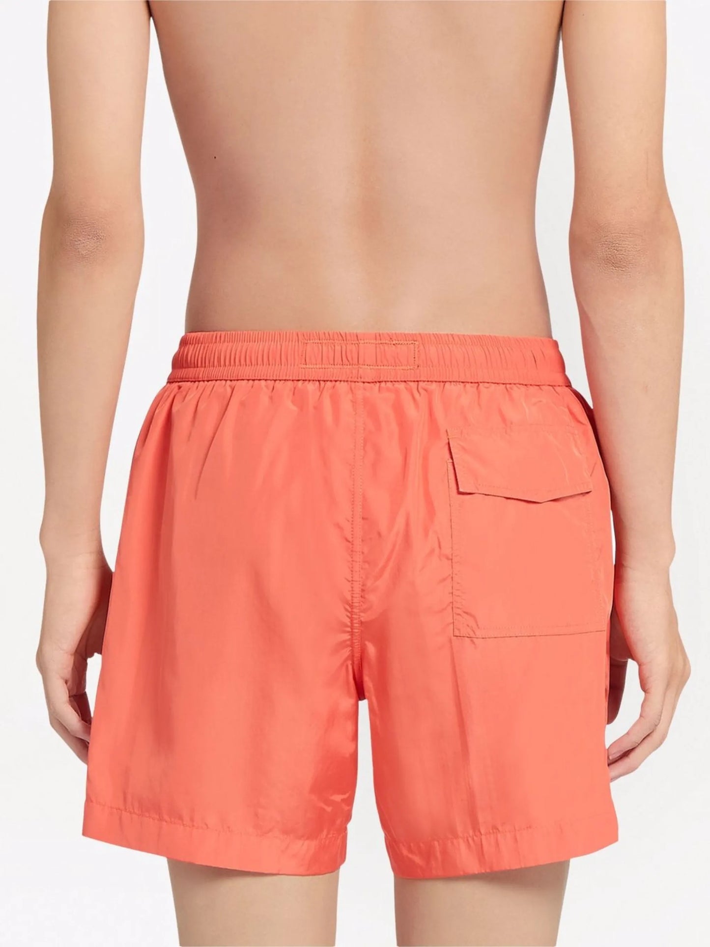 logo-embroidered swim shorts