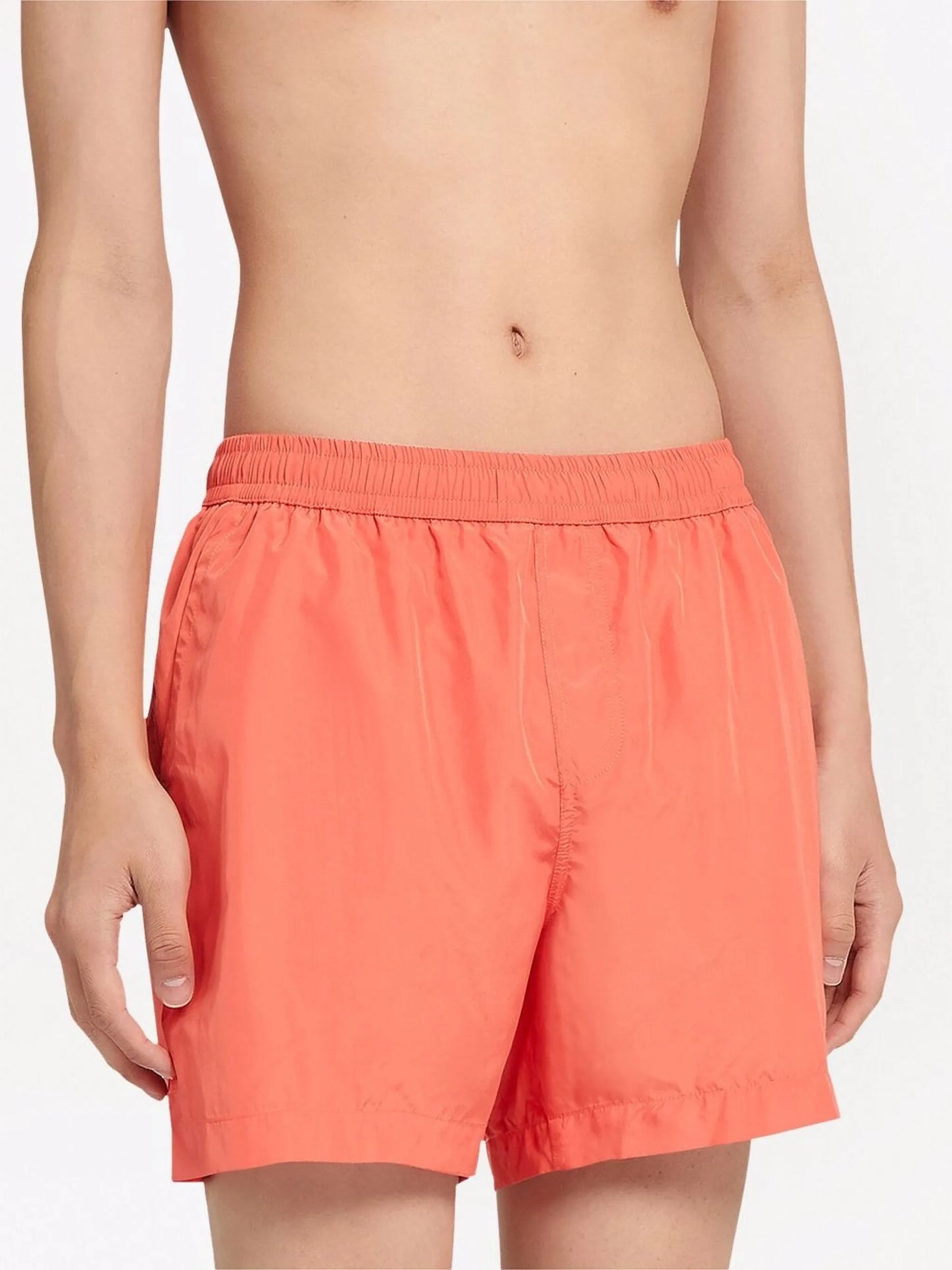 logo-embroidered swim shorts