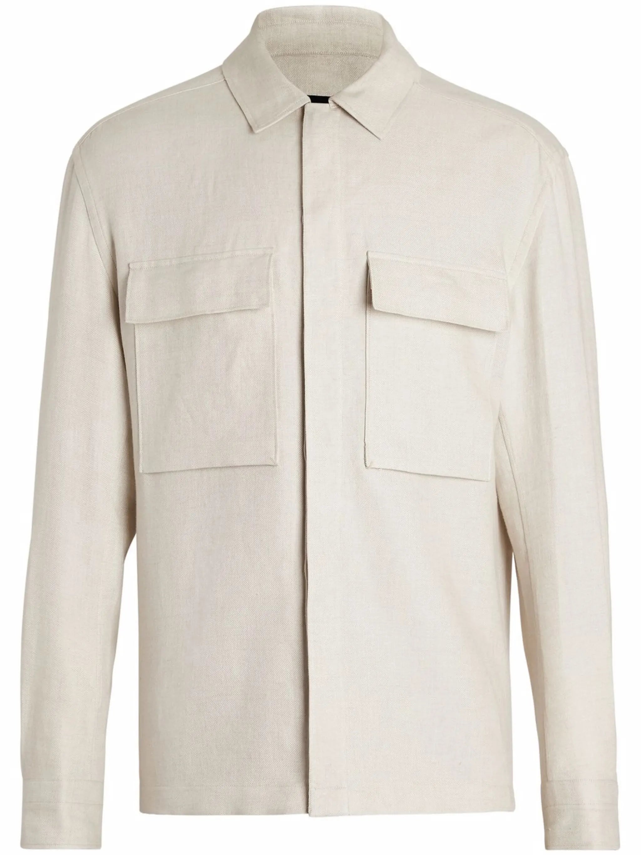 long-sleeve linen shirt