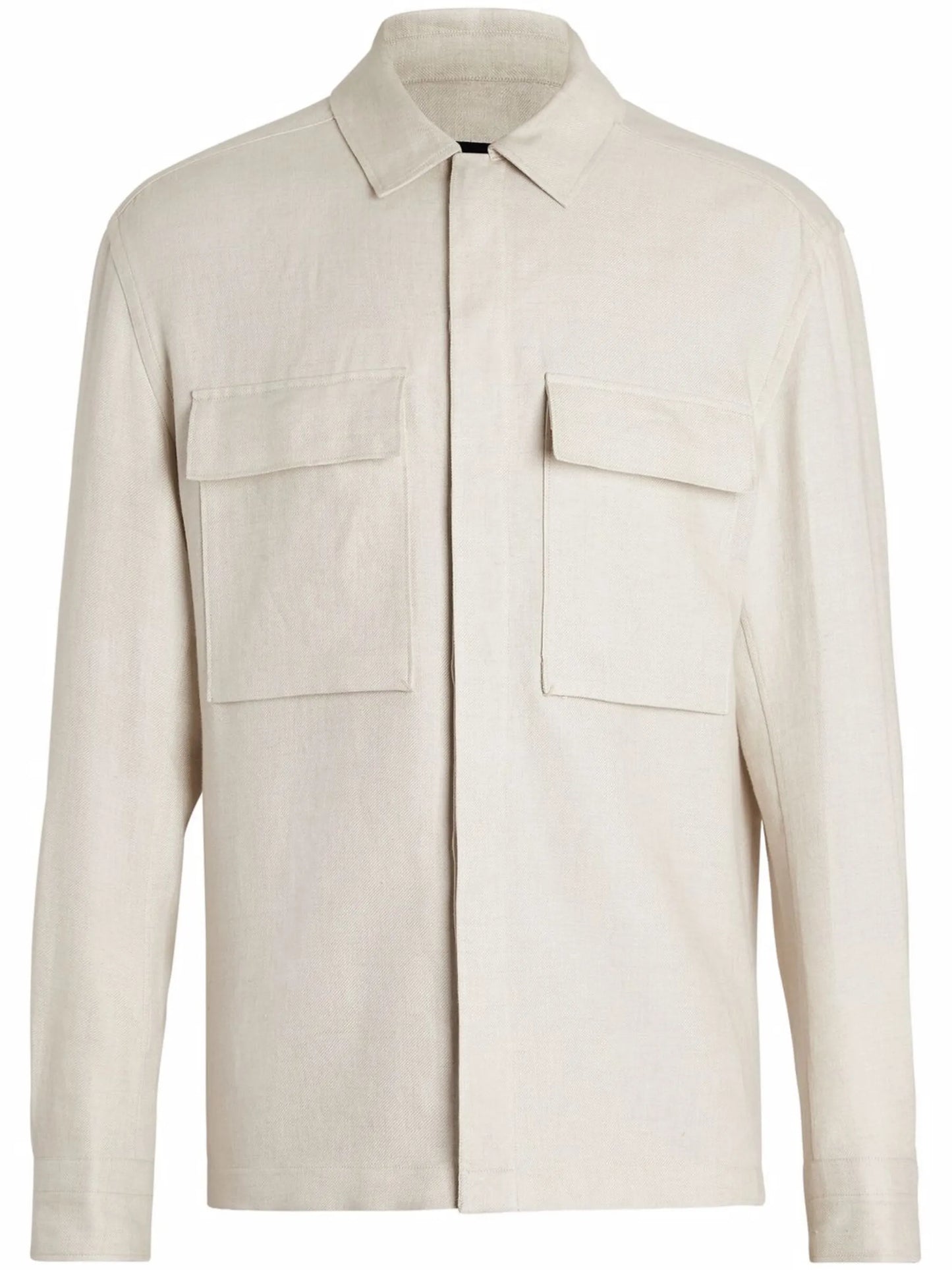 long-sleeve linen shirt