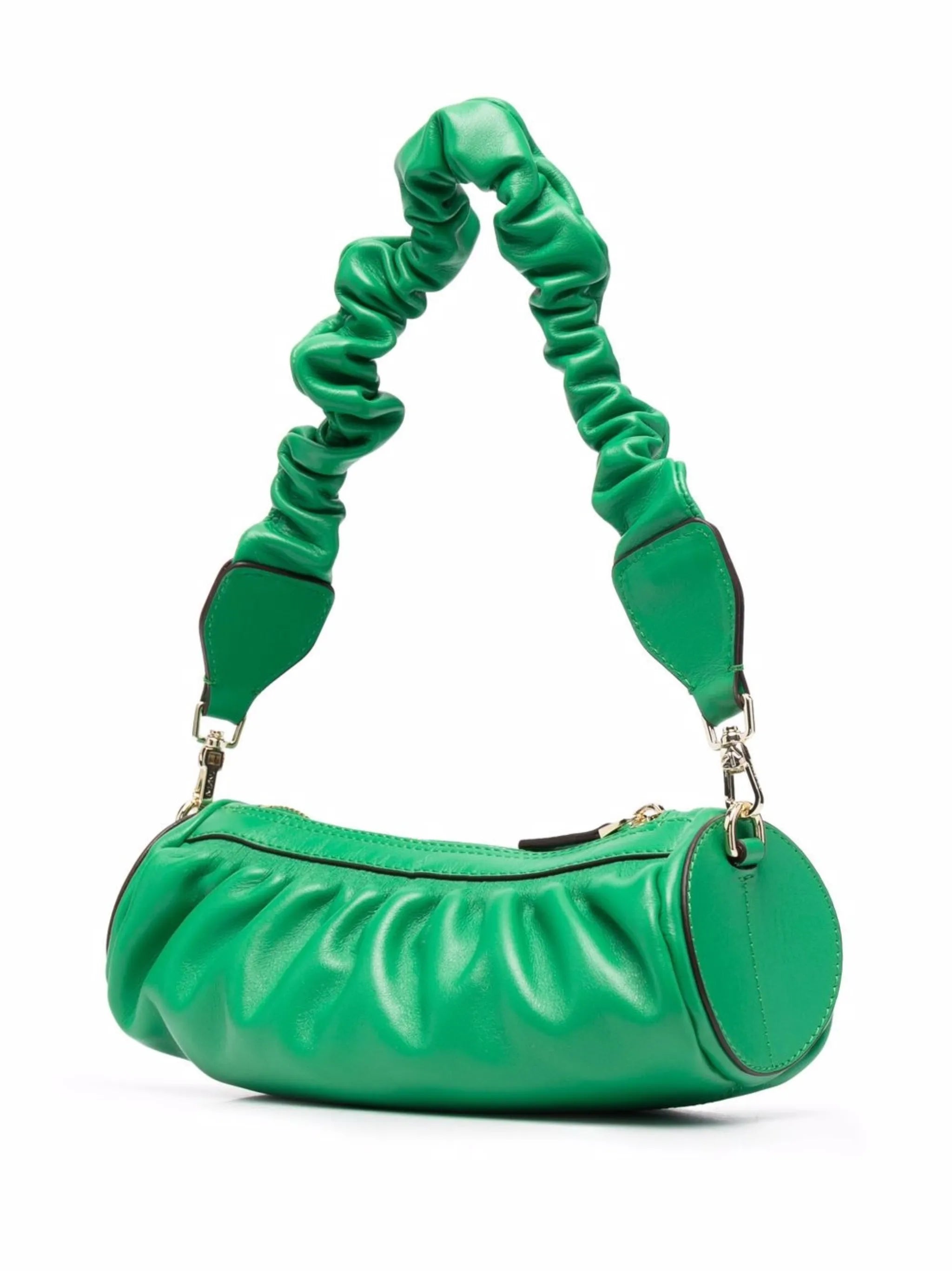 mini Ruched Cylinder shoulder bag