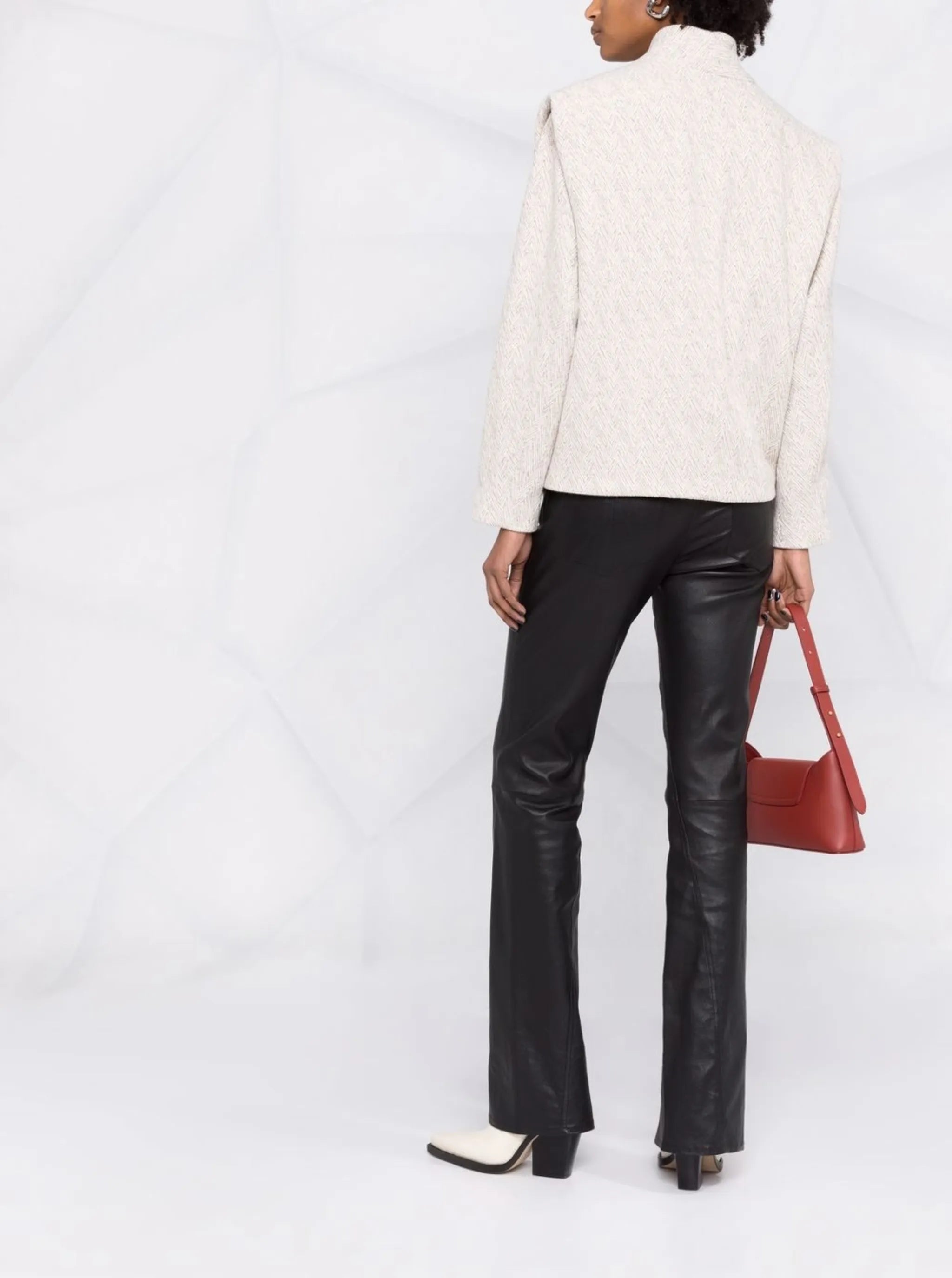 Drogo herringbone knitted jacket