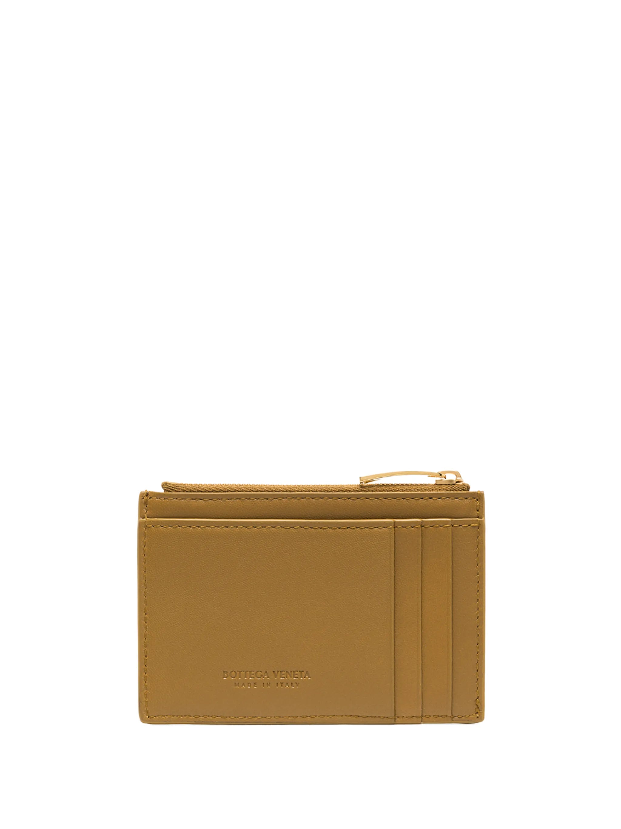 maxi-Intrecciato zipped card case