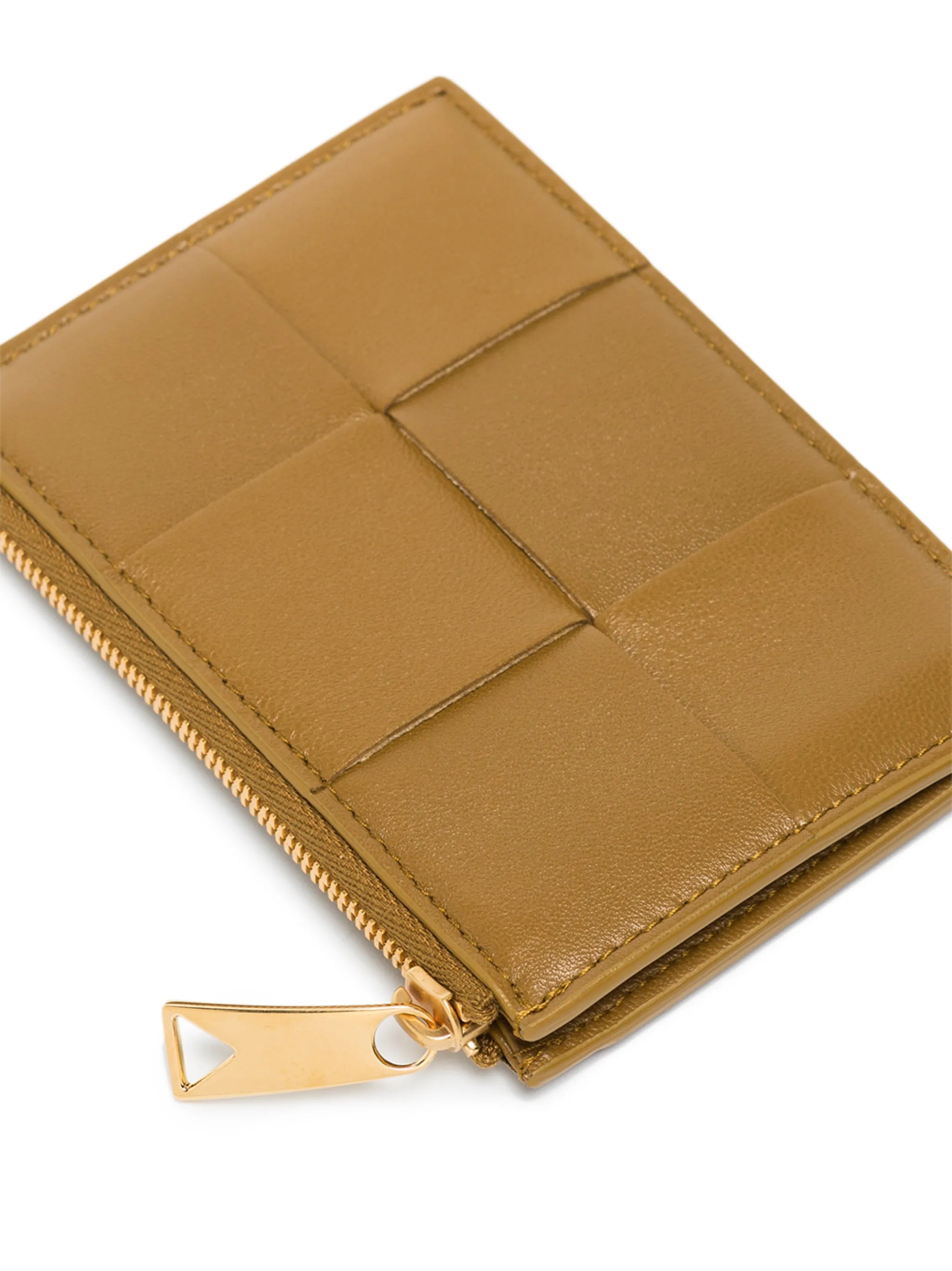 maxi-Intrecciato zipped card case
