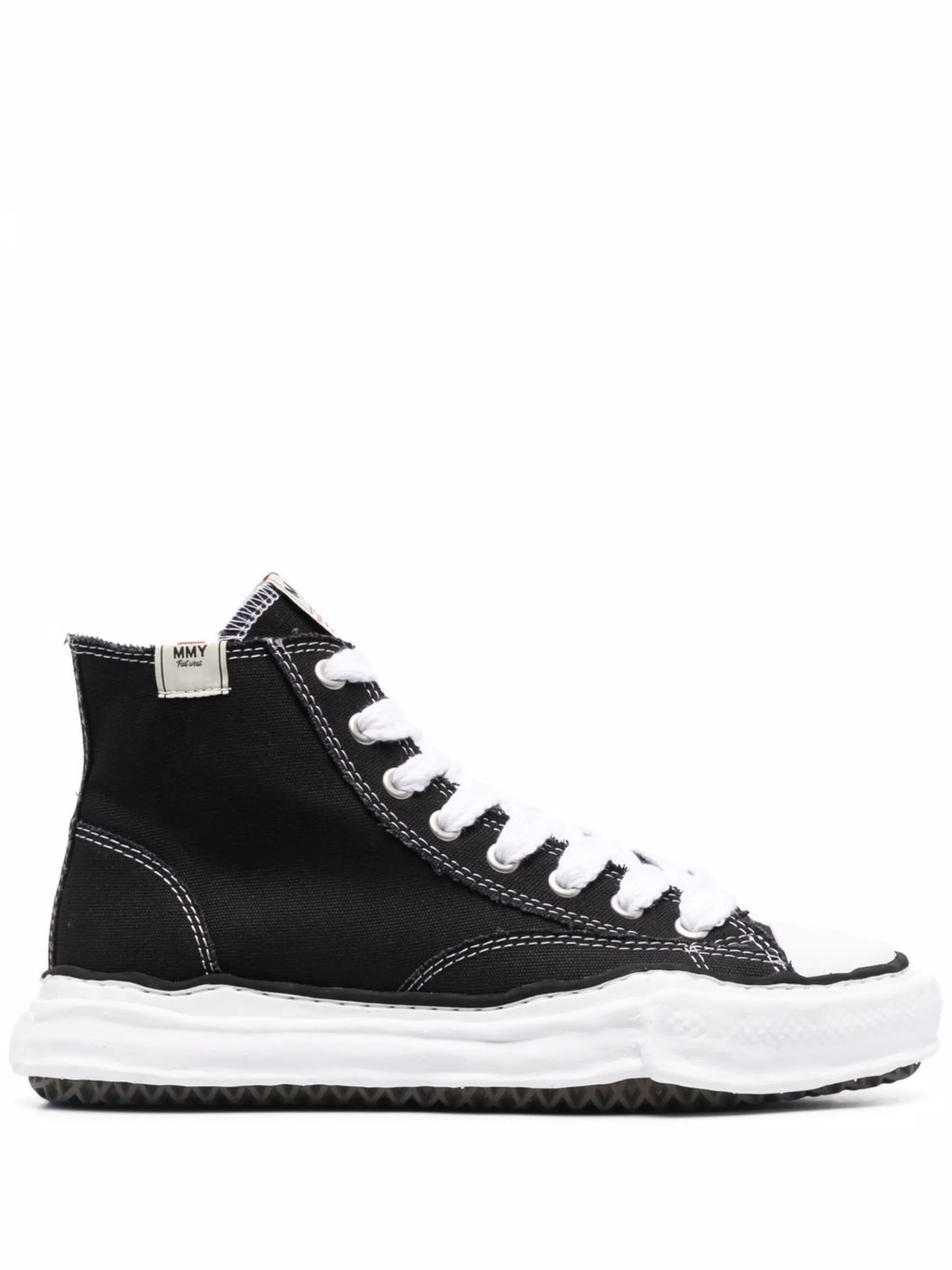 high-top lace-up sneakers