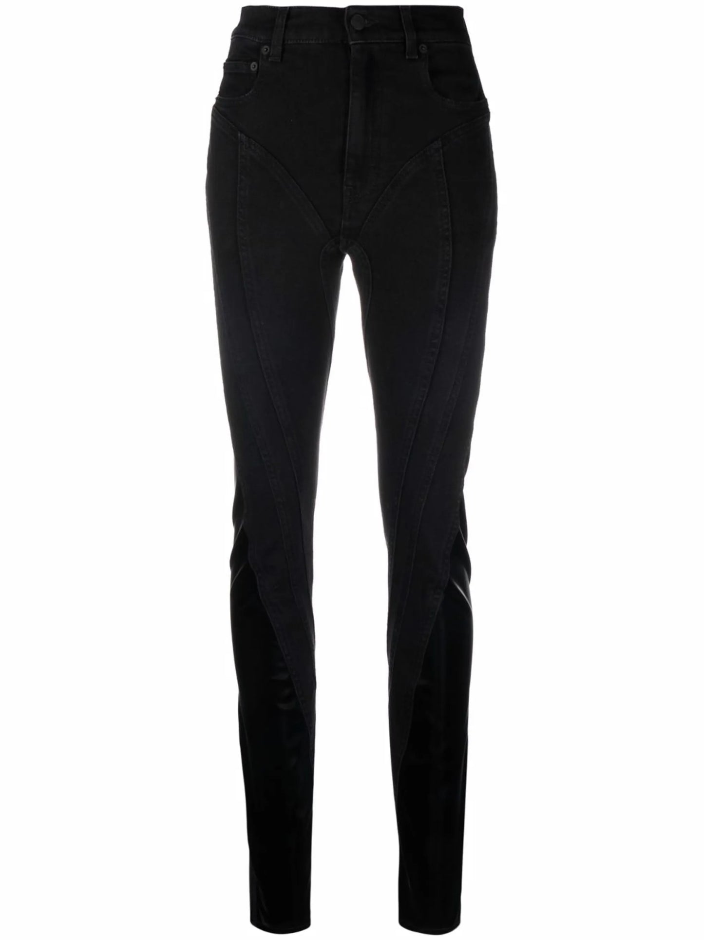 slim-fit biker jeans