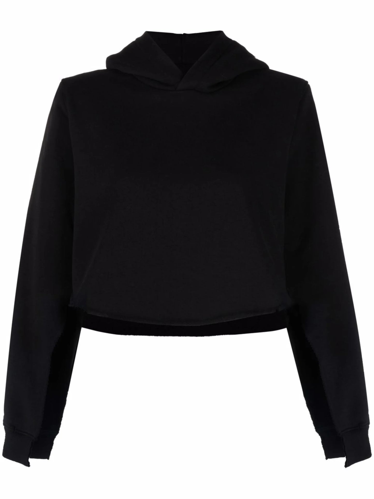 cut-out sleeve hoodie