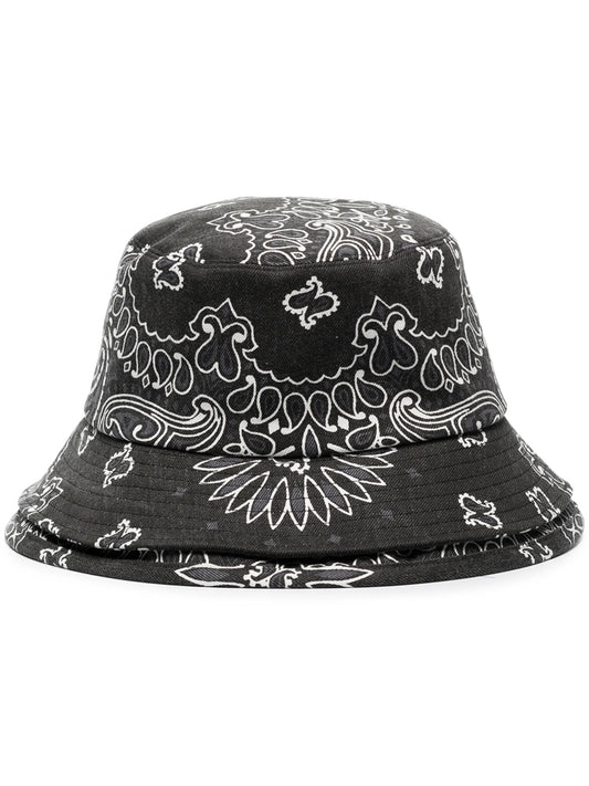 bandana-print bucket hat