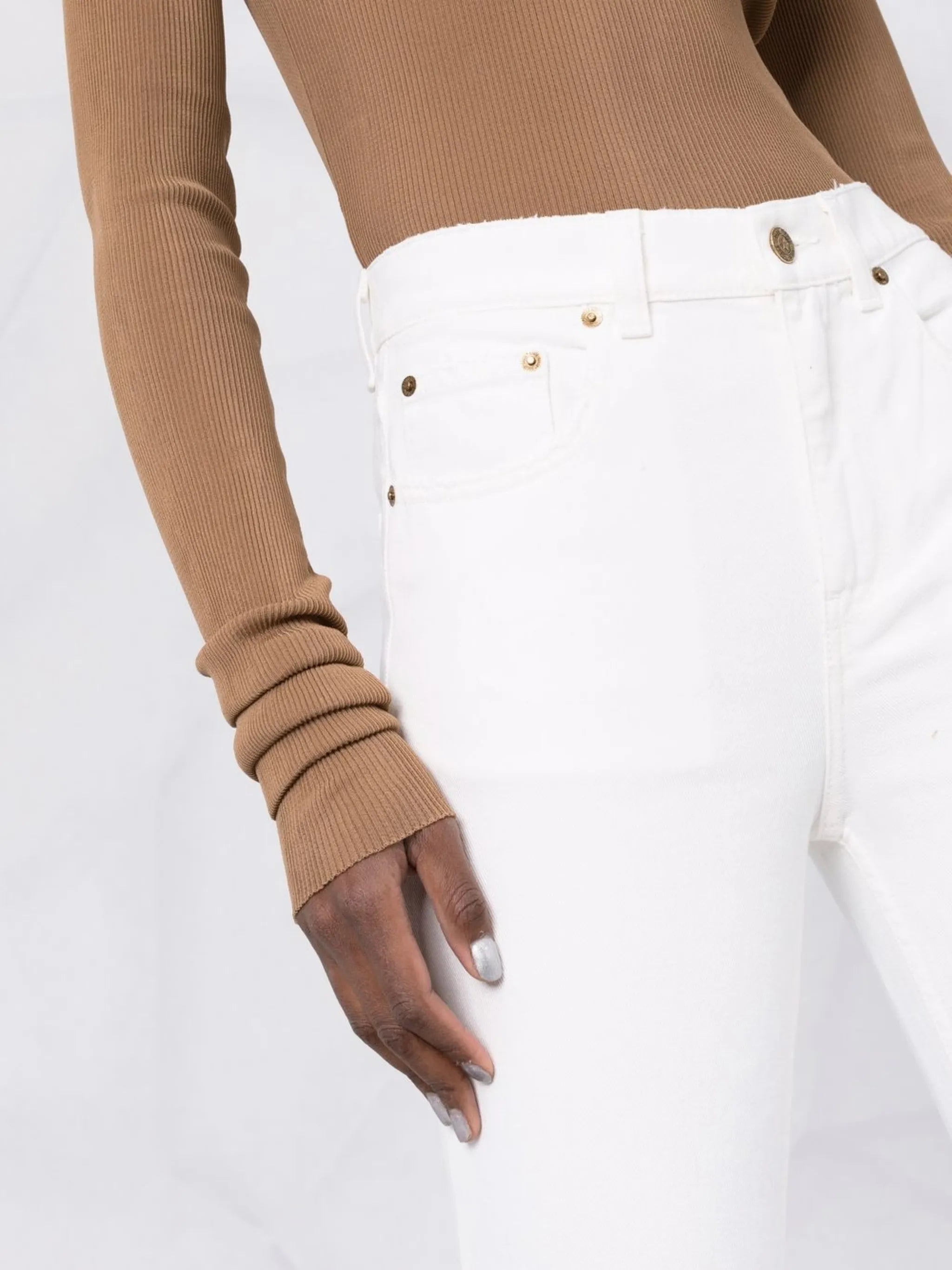 straight-leg jeans
