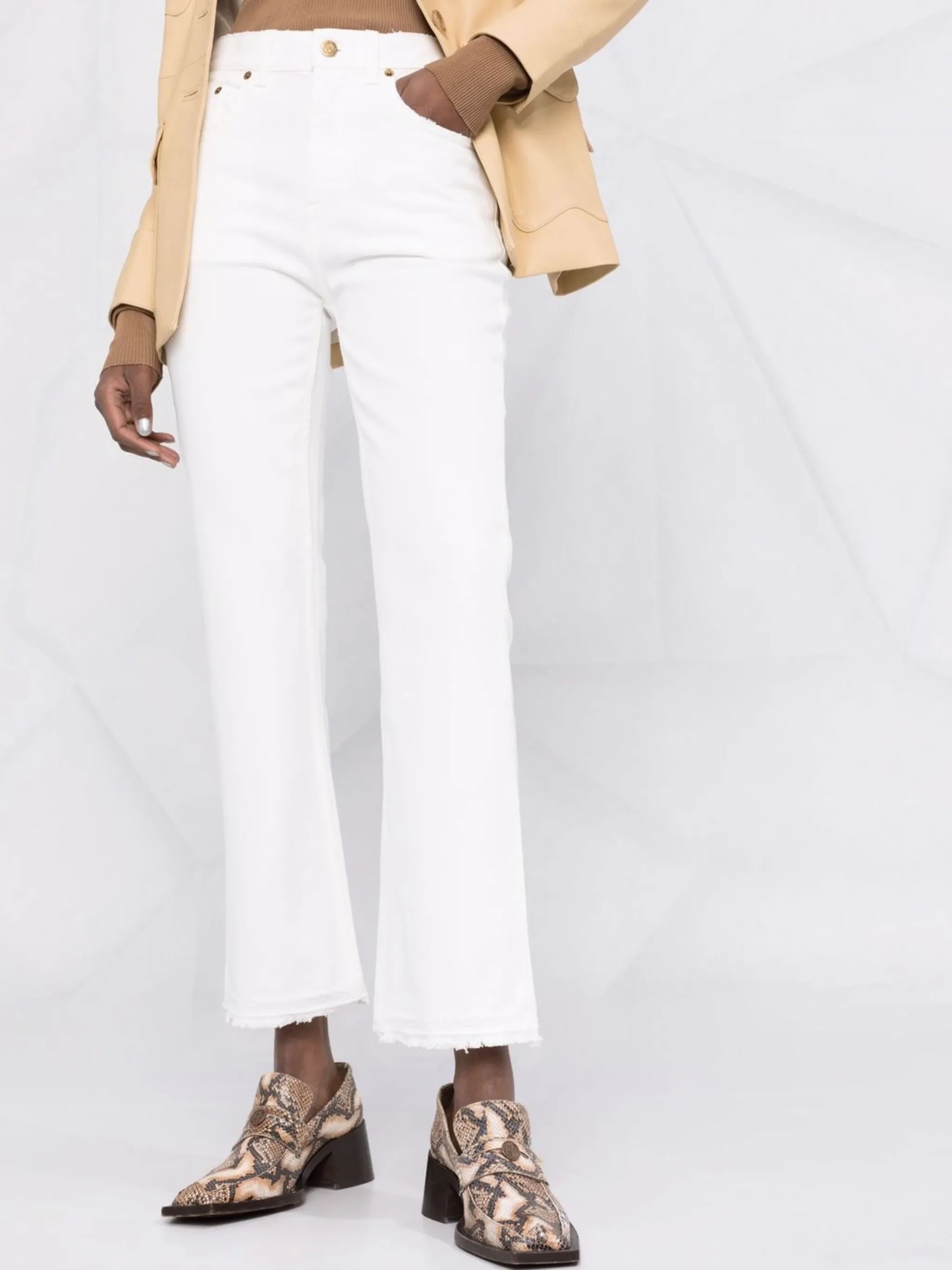 straight-leg jeans