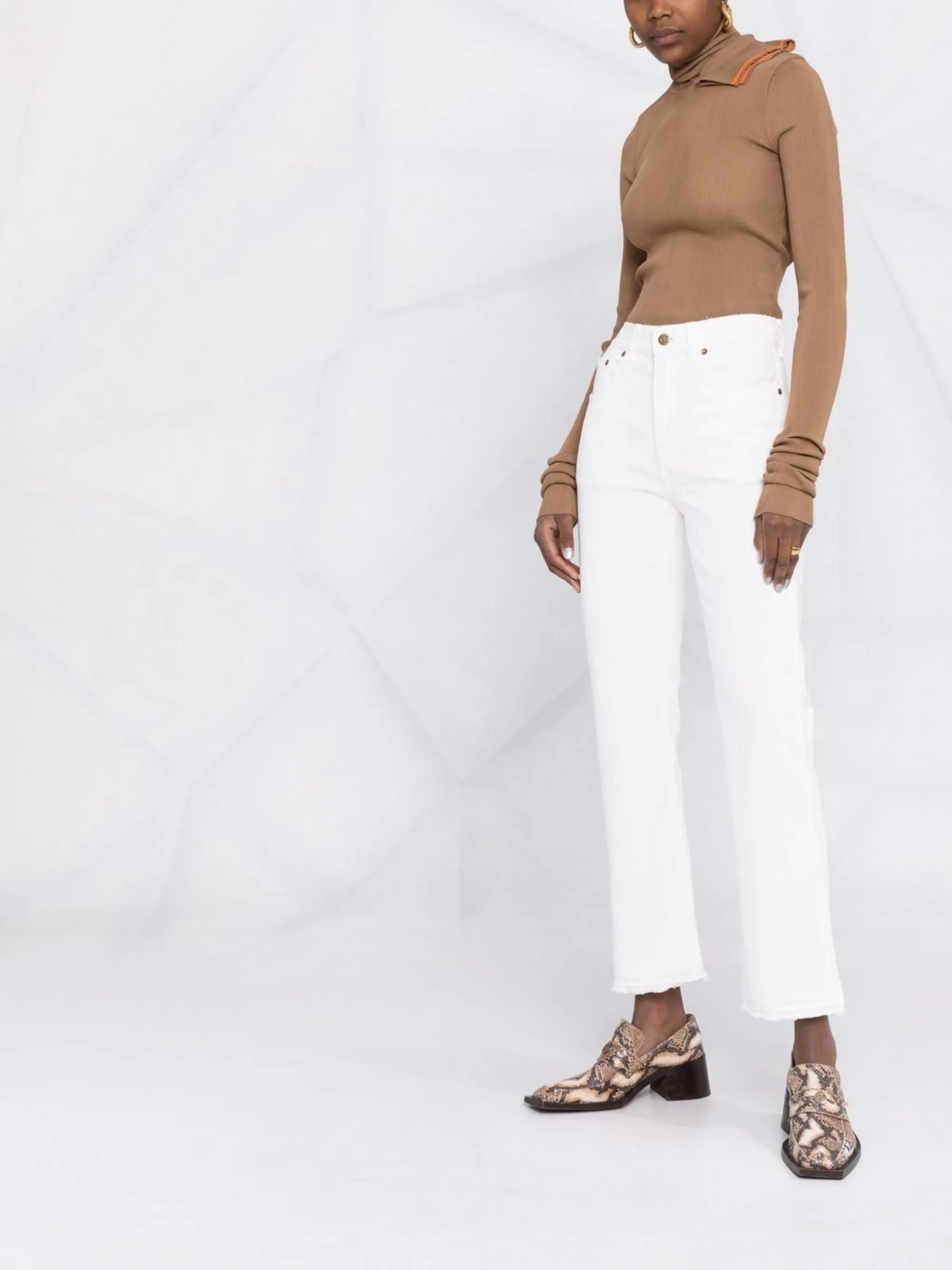straight-leg jeans