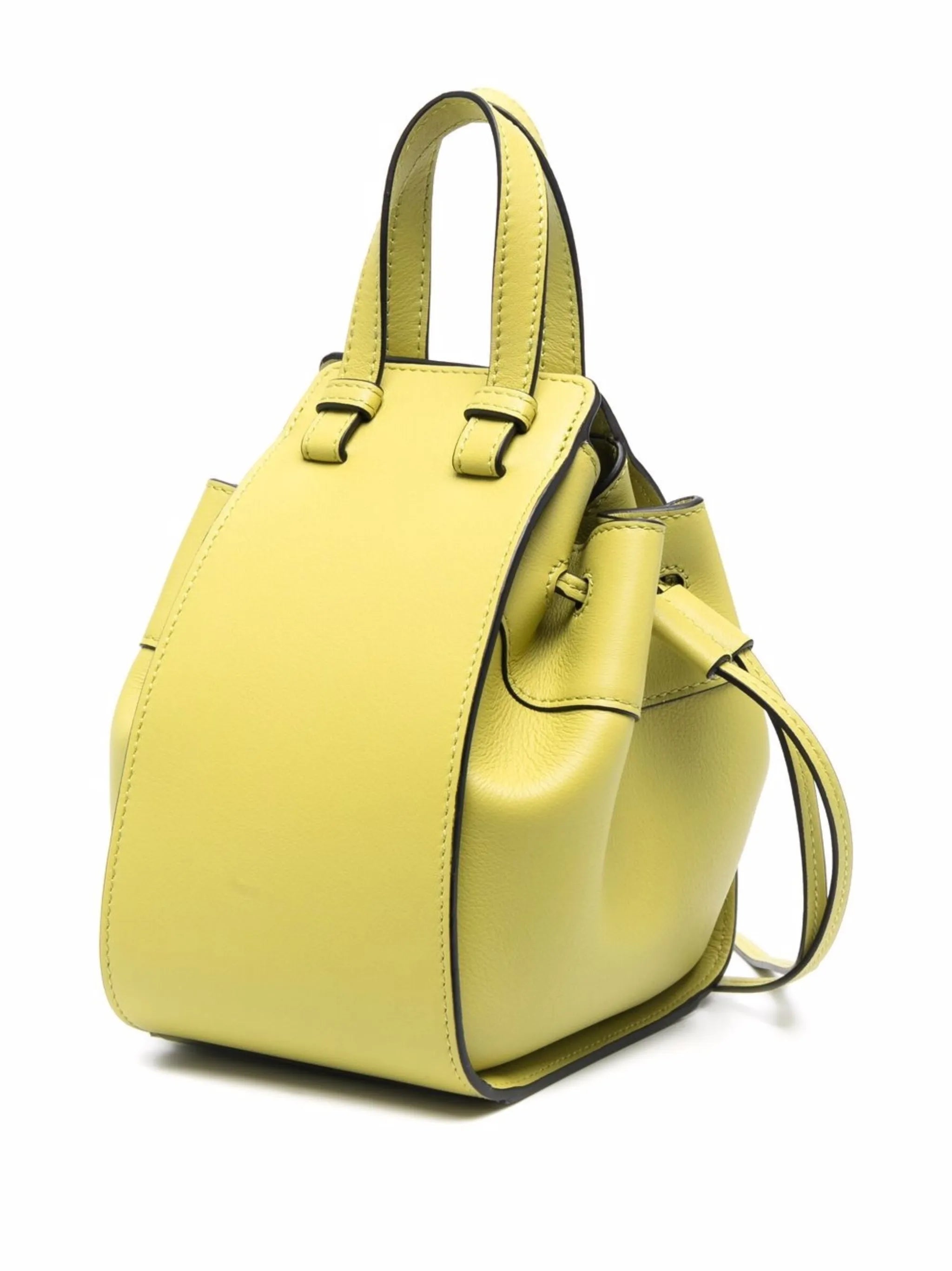 mini Hammock Anagram-embossed bucket bag