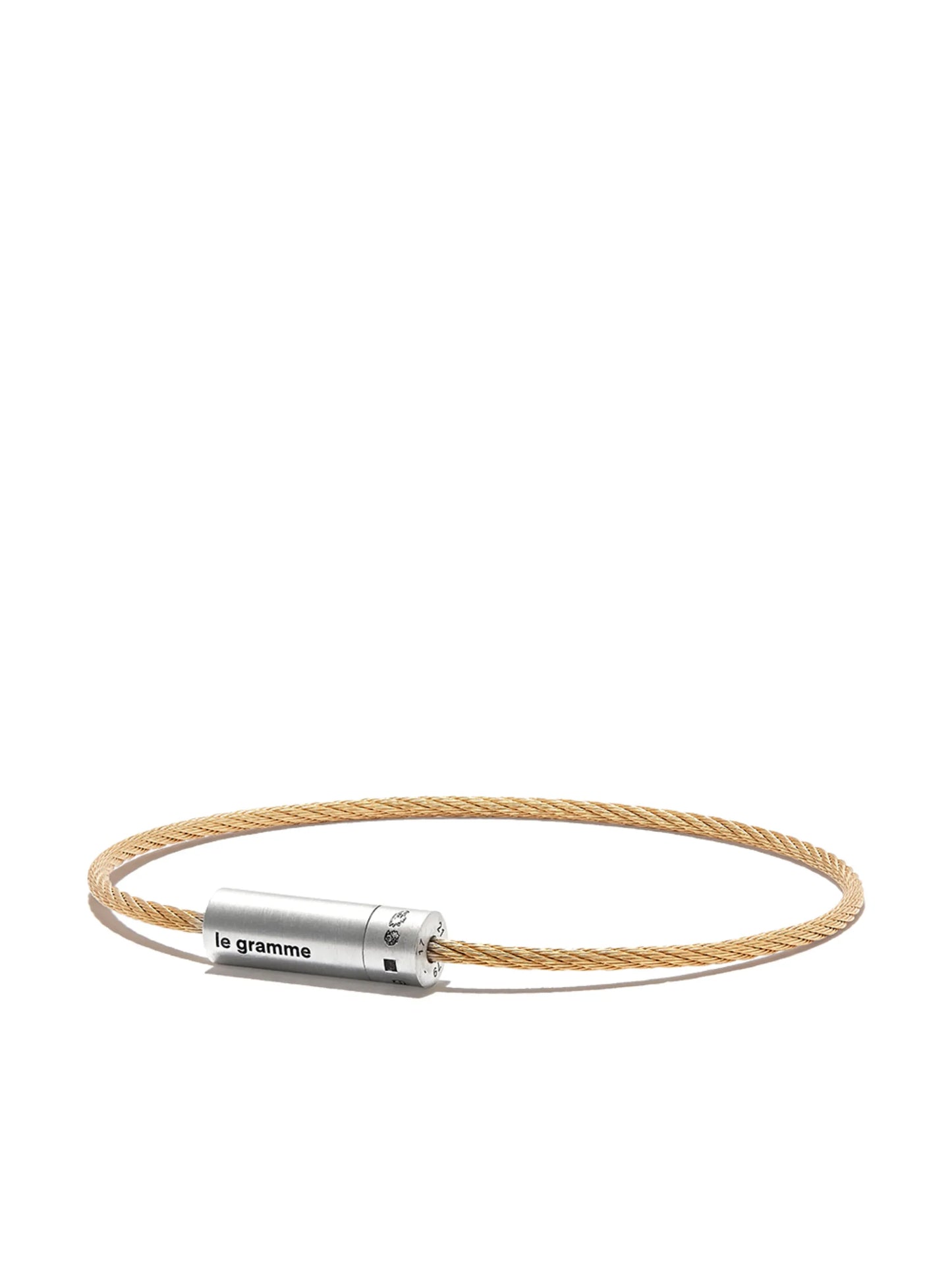 18kt yellow gold Cable bracelet