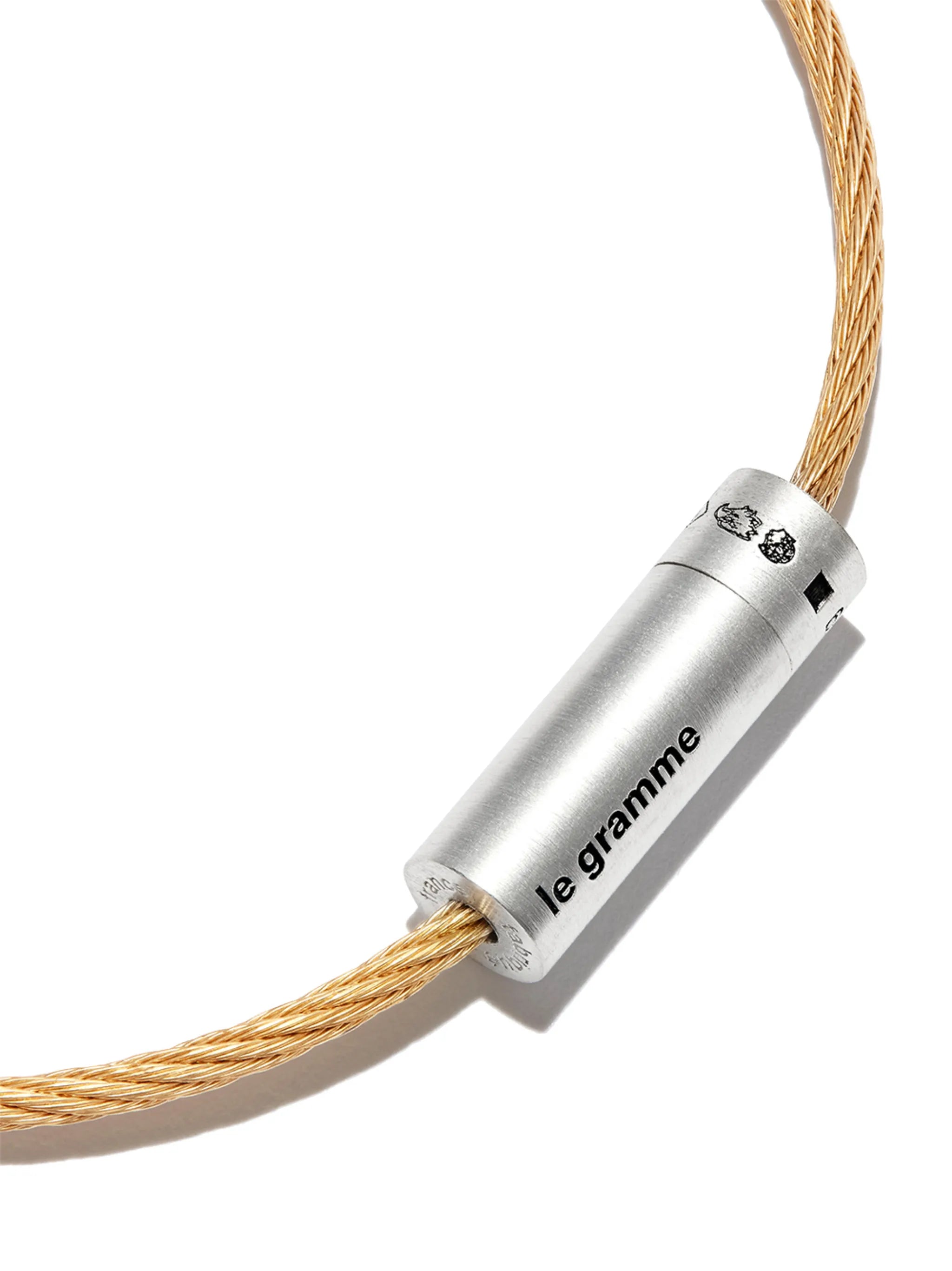 18kt yellow gold Cable bracelet