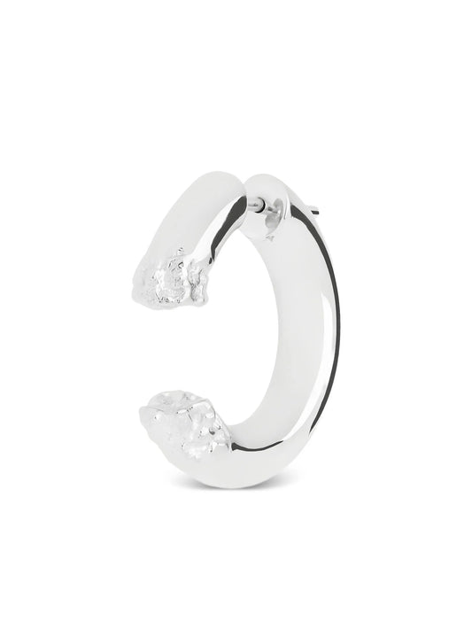 half hoop huggie earring
