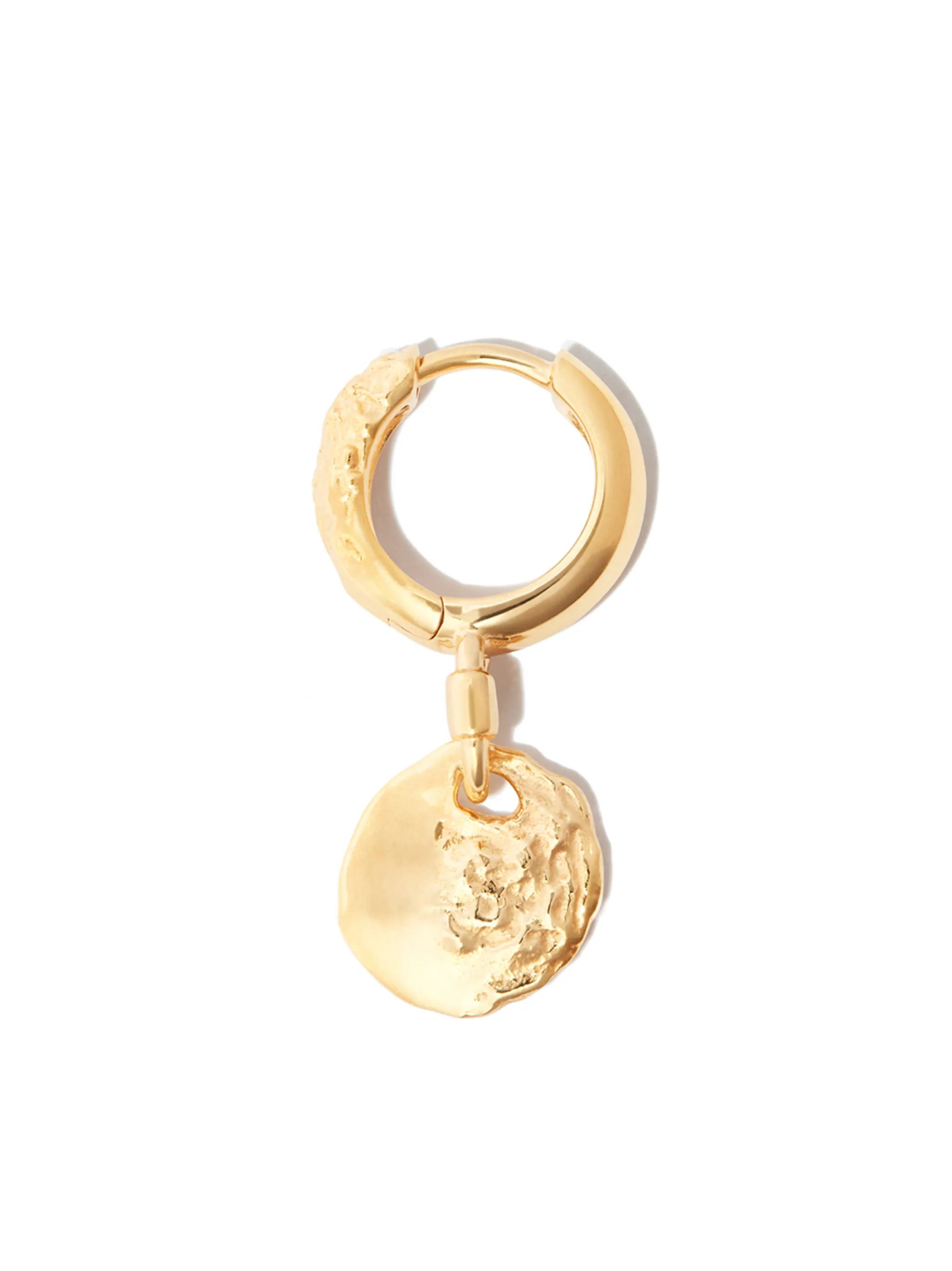 huggie hoop earring