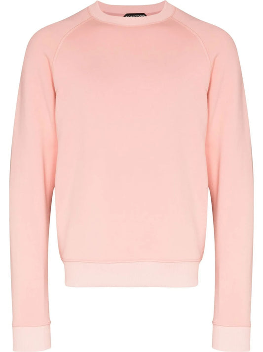 crew-neck raglan sweatshirt