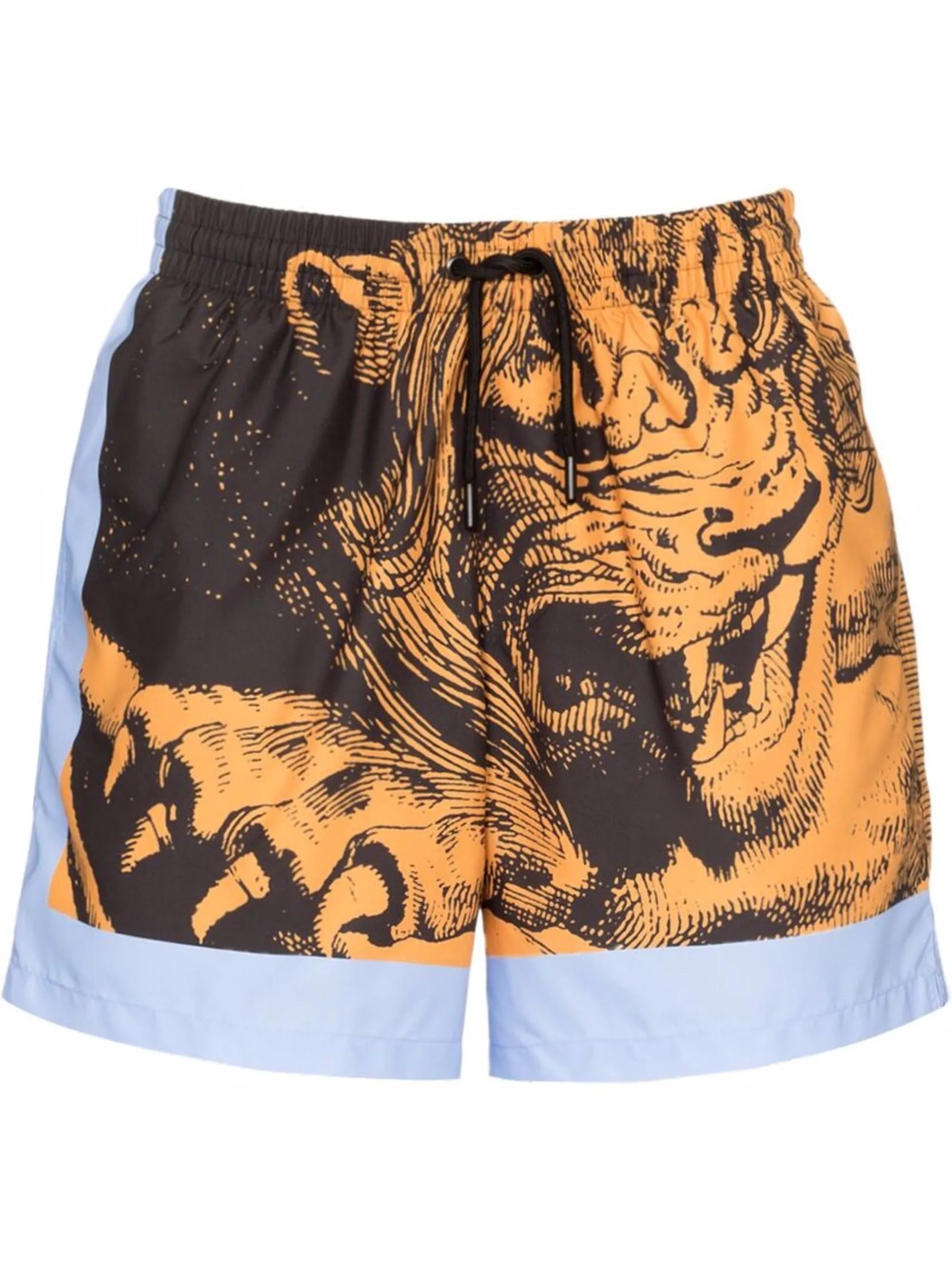 Phibbs tiger-print swim shorts