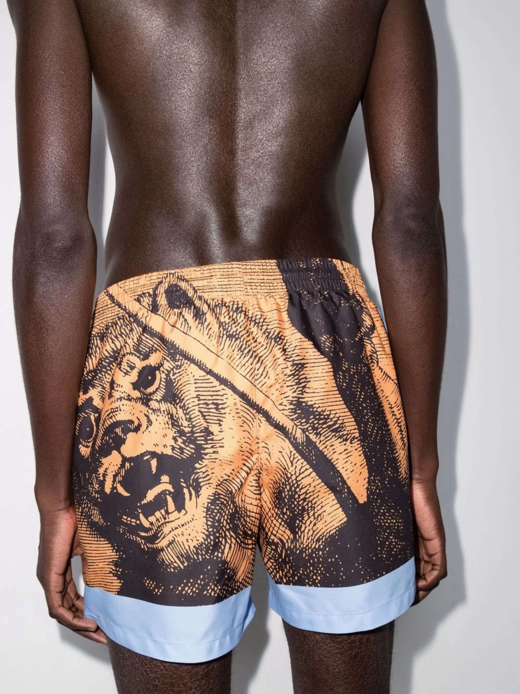 Phibbs tiger-print swim shorts