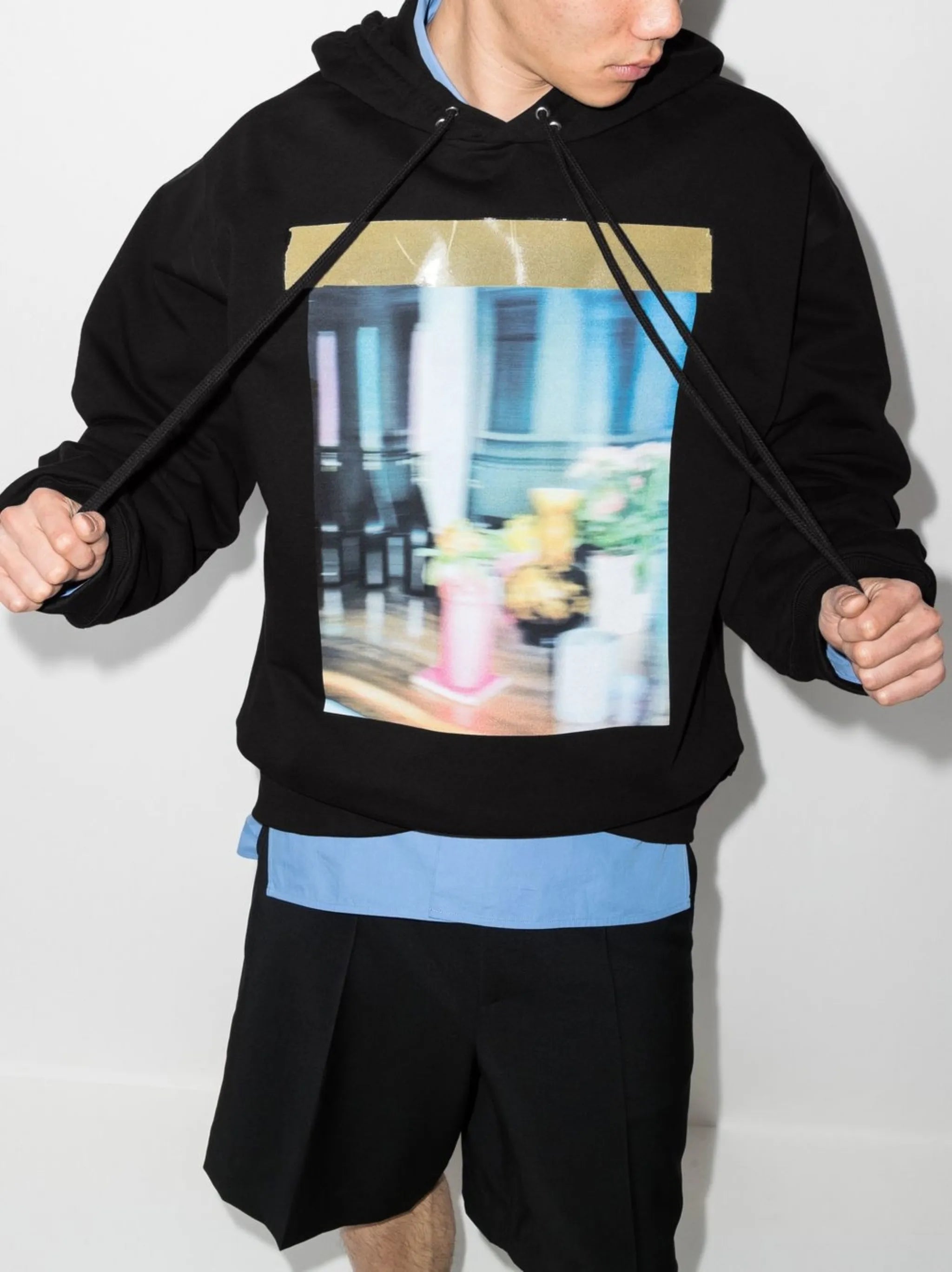 Haxel graphic-print hoodie
