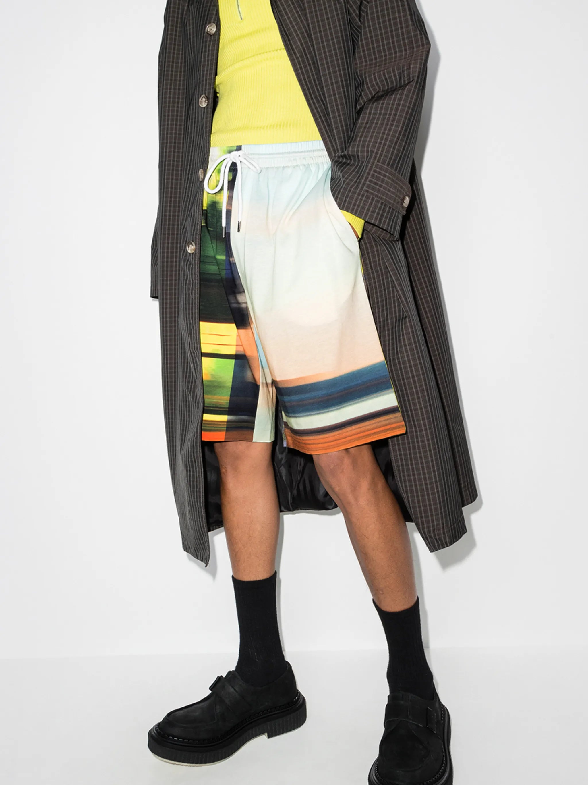 Heido printed cotton shorts