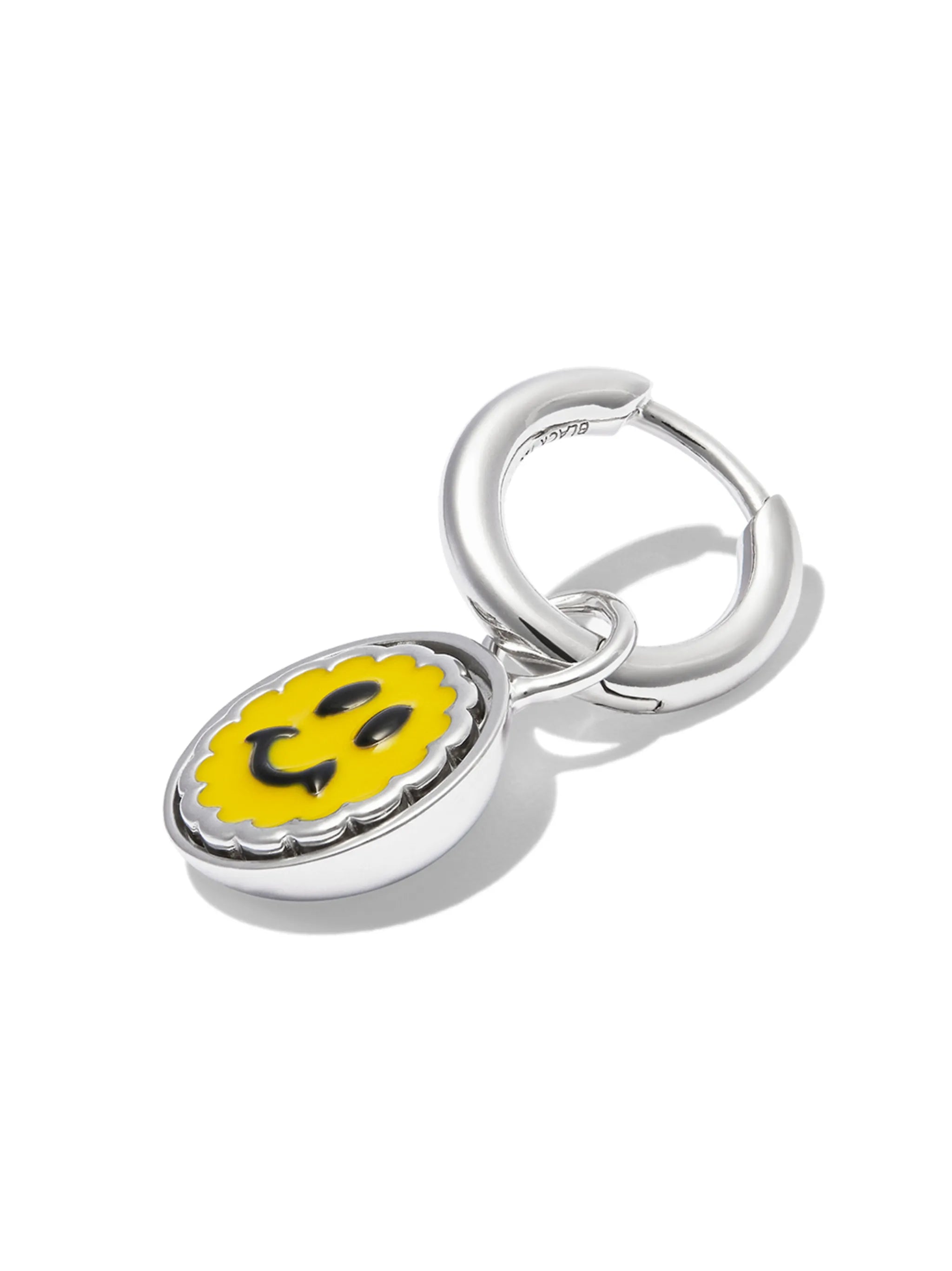 smiley face-detail earrings