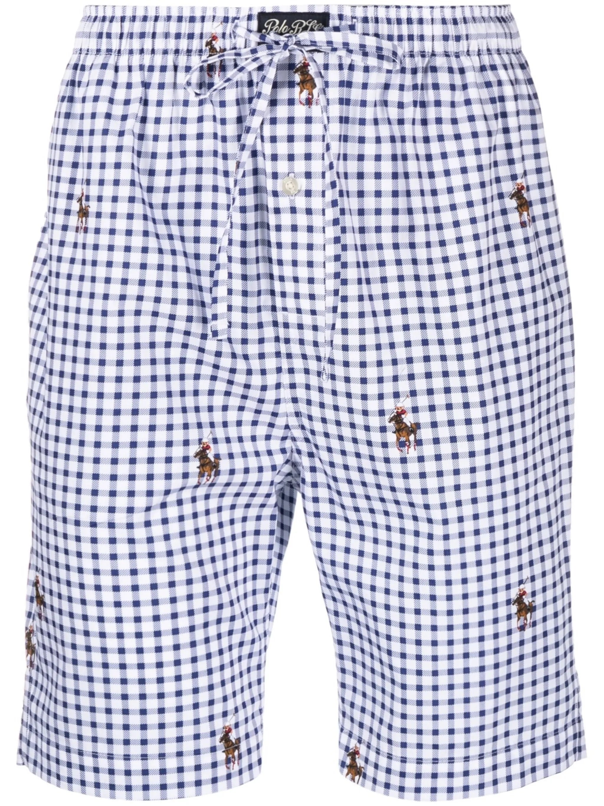 Polo Pony check-pattern pajamas
