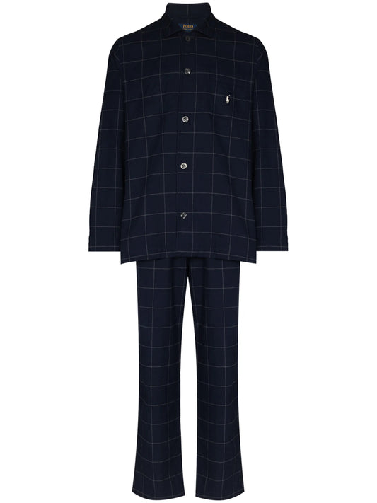 check-pattern pajamas