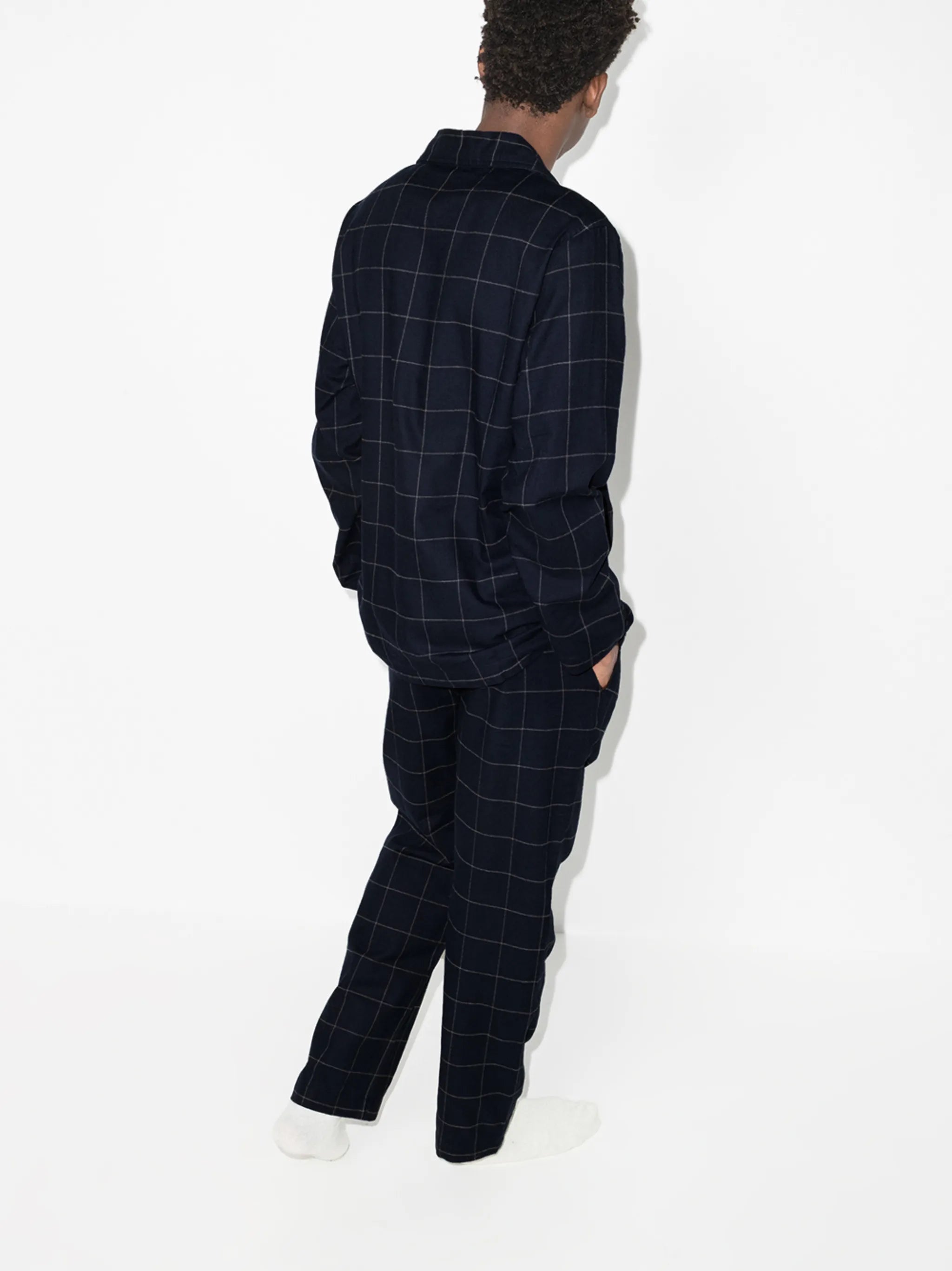 check-pattern pajamas