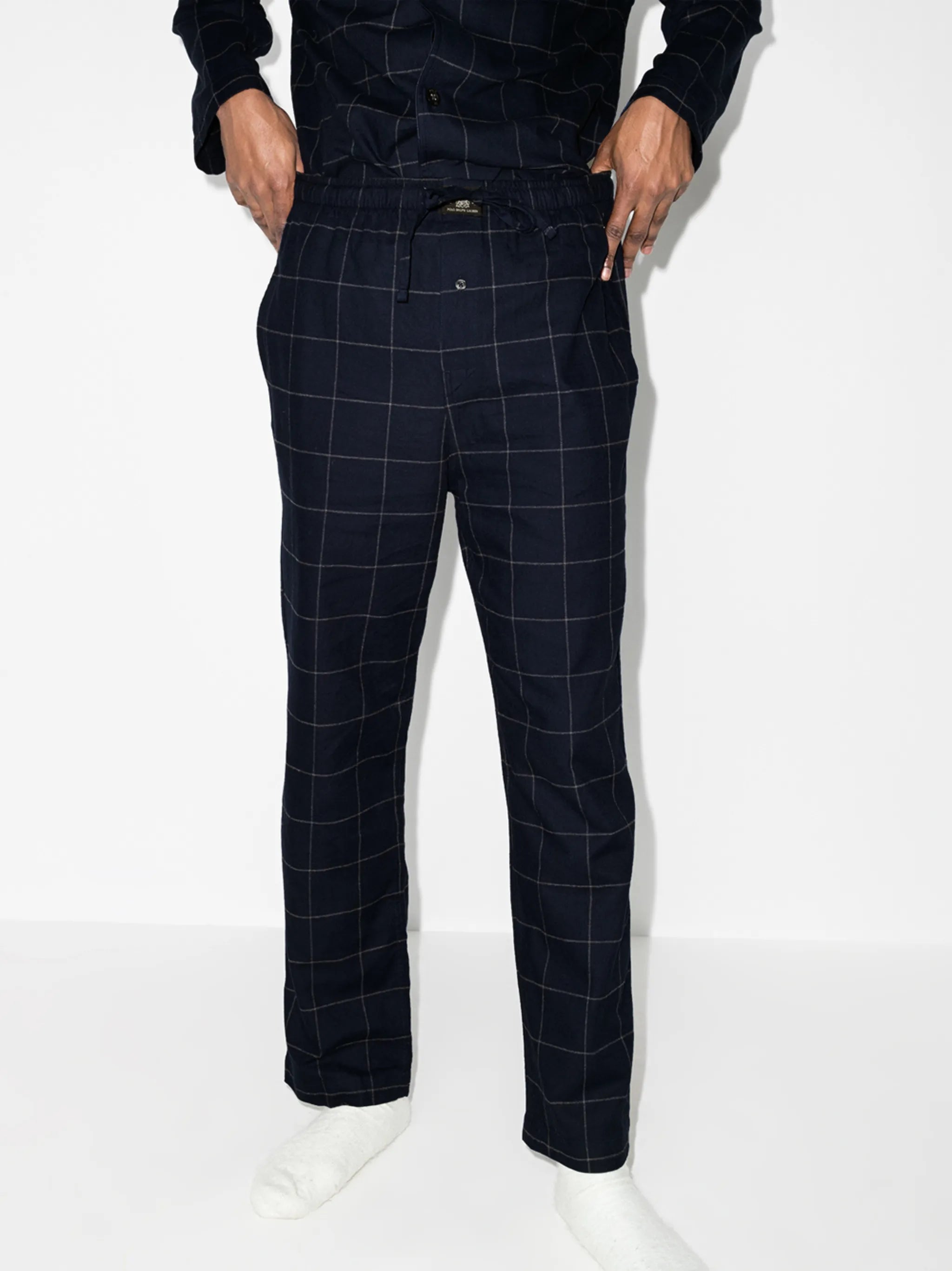 check-pattern pajamas
