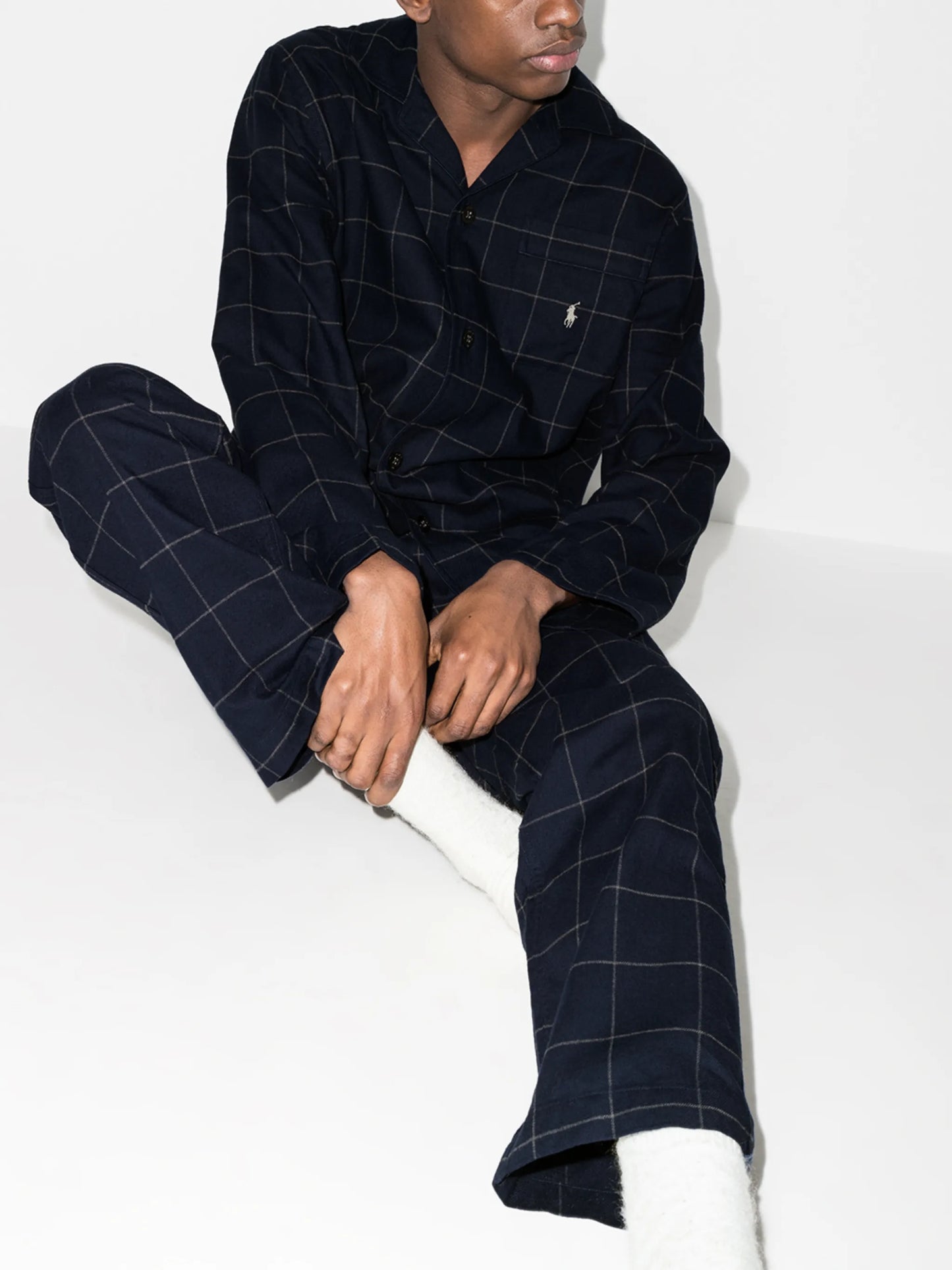 check-pattern pajamas